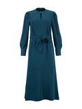 Vestido Lux Manga Cumprida com cinto (VE112)