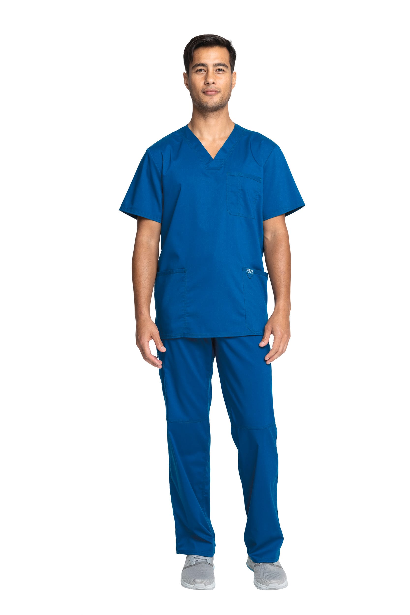 Túnica Decote V de Homem em Viscose Stretch - Preto