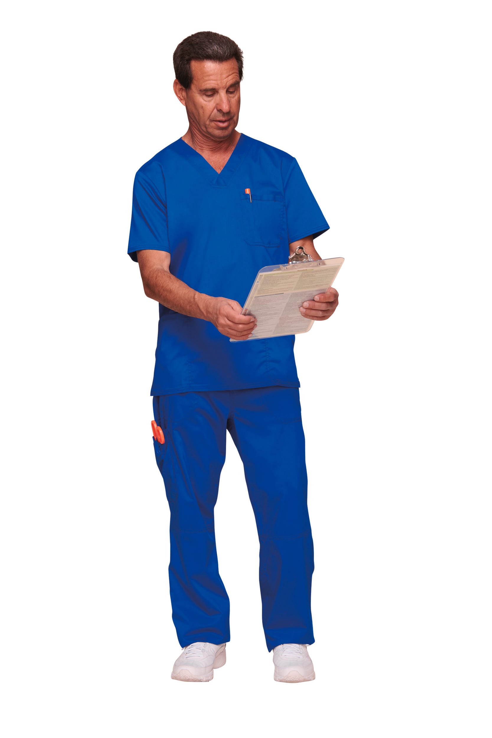 Túnica Decote V de Homem em Viscose Stretch