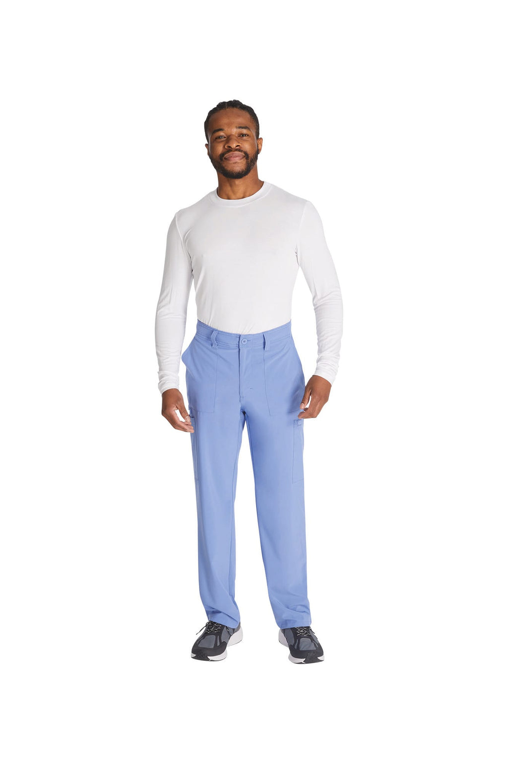 Calças com cintura ajustável com cordão de homem - Preto