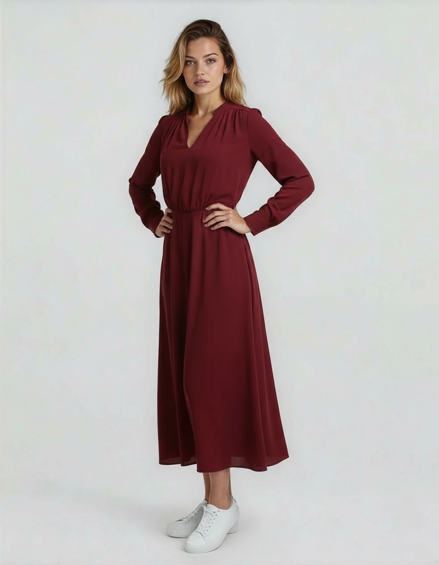 Vestido Lux Manga (VE113)
