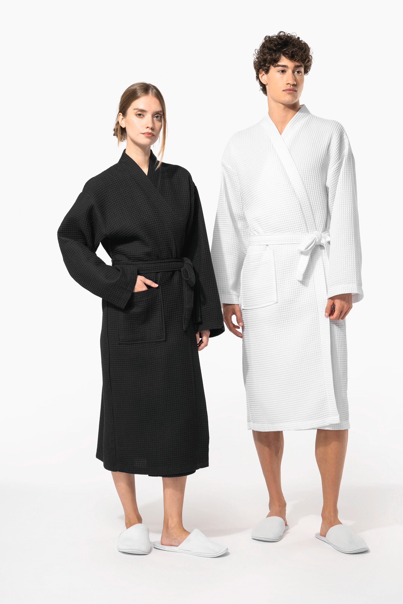 Robe favo de mel - Preto