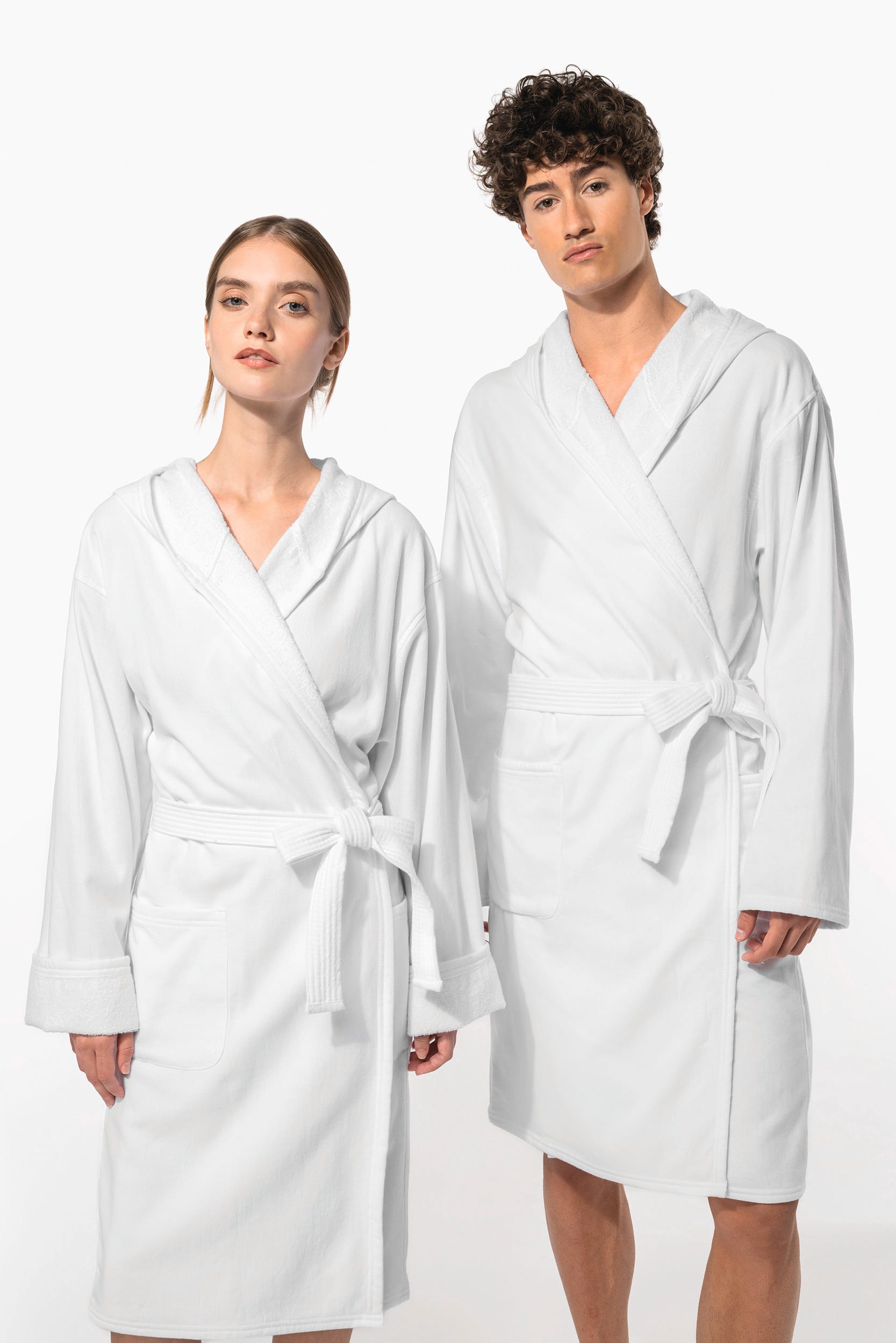 Robe de banho com capuz Bio - Azul marinho