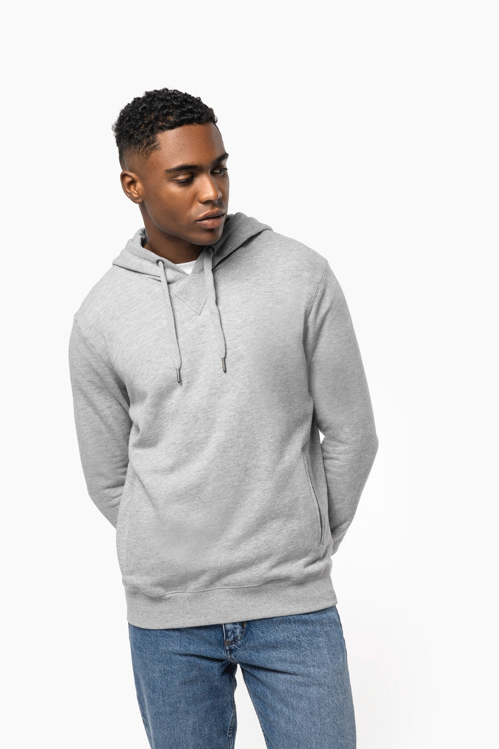 Sweatshirt com capuz sustentável unissexo