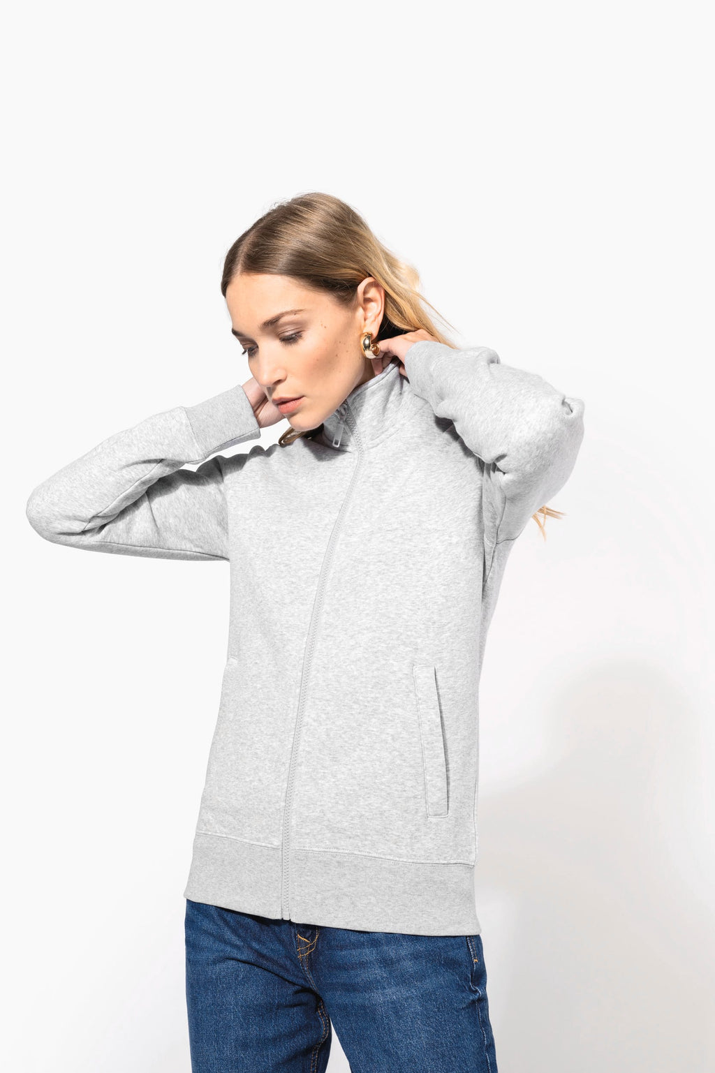 Casaco sweatshirt de senhora - Preto