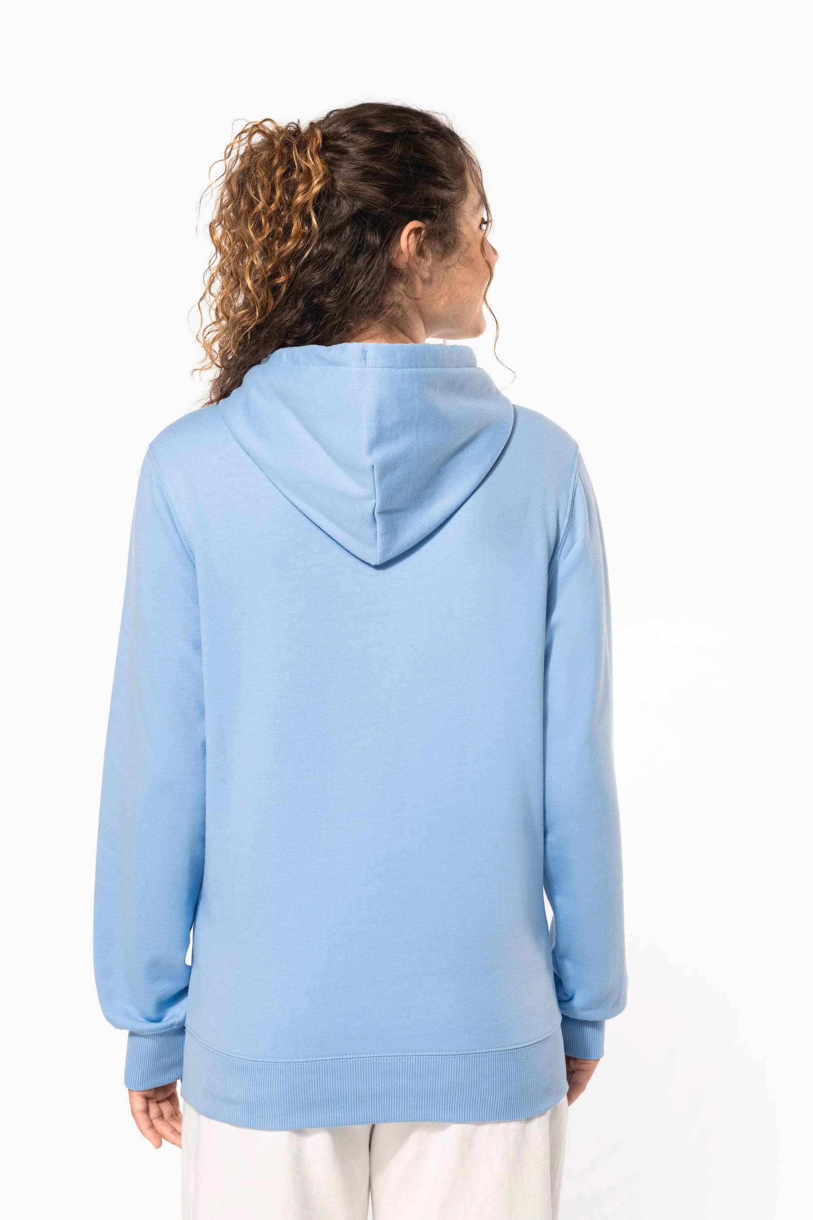Sweatshirt reciclada com capuz unissexo