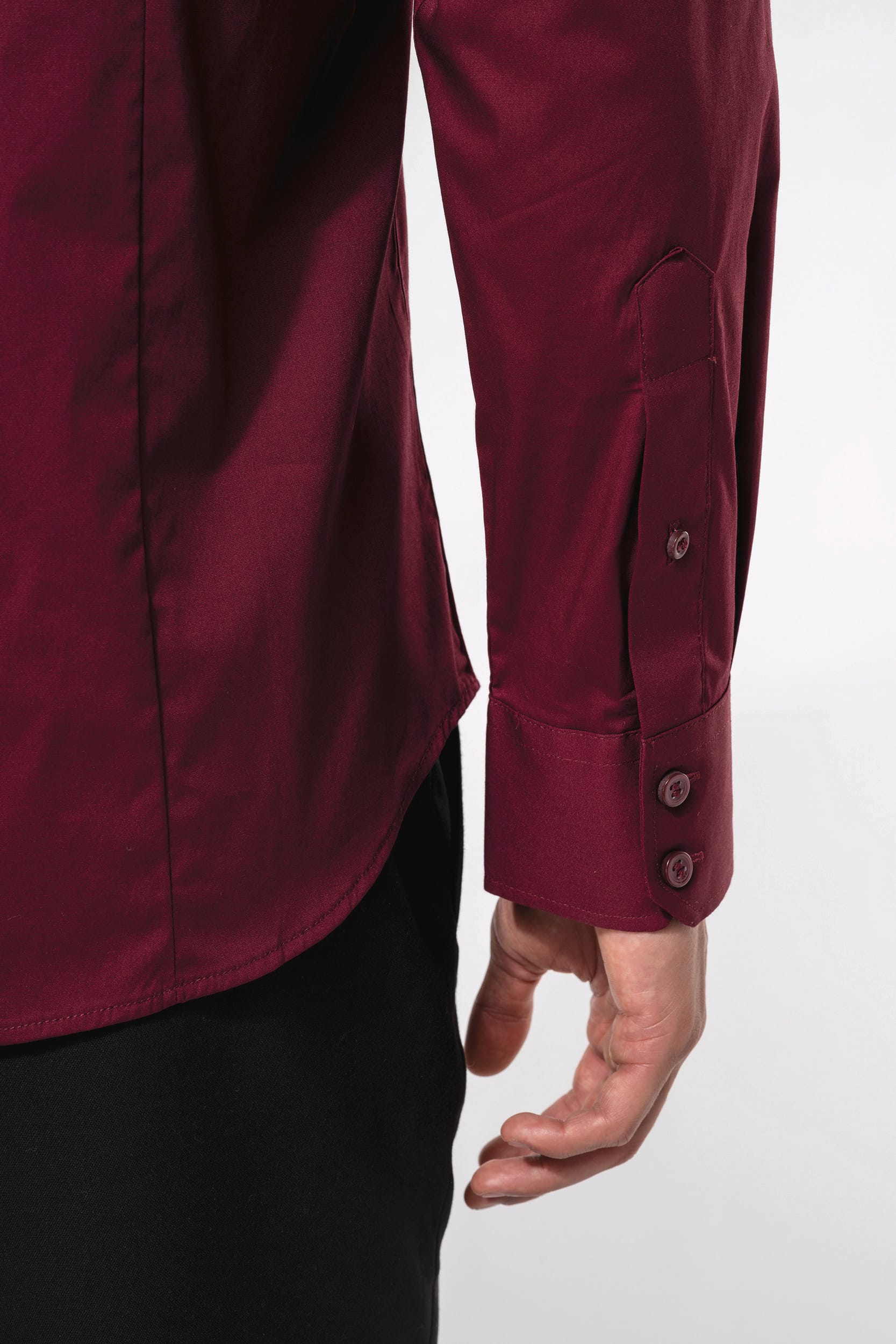 Camisa de homem de manga comprida com Stretch