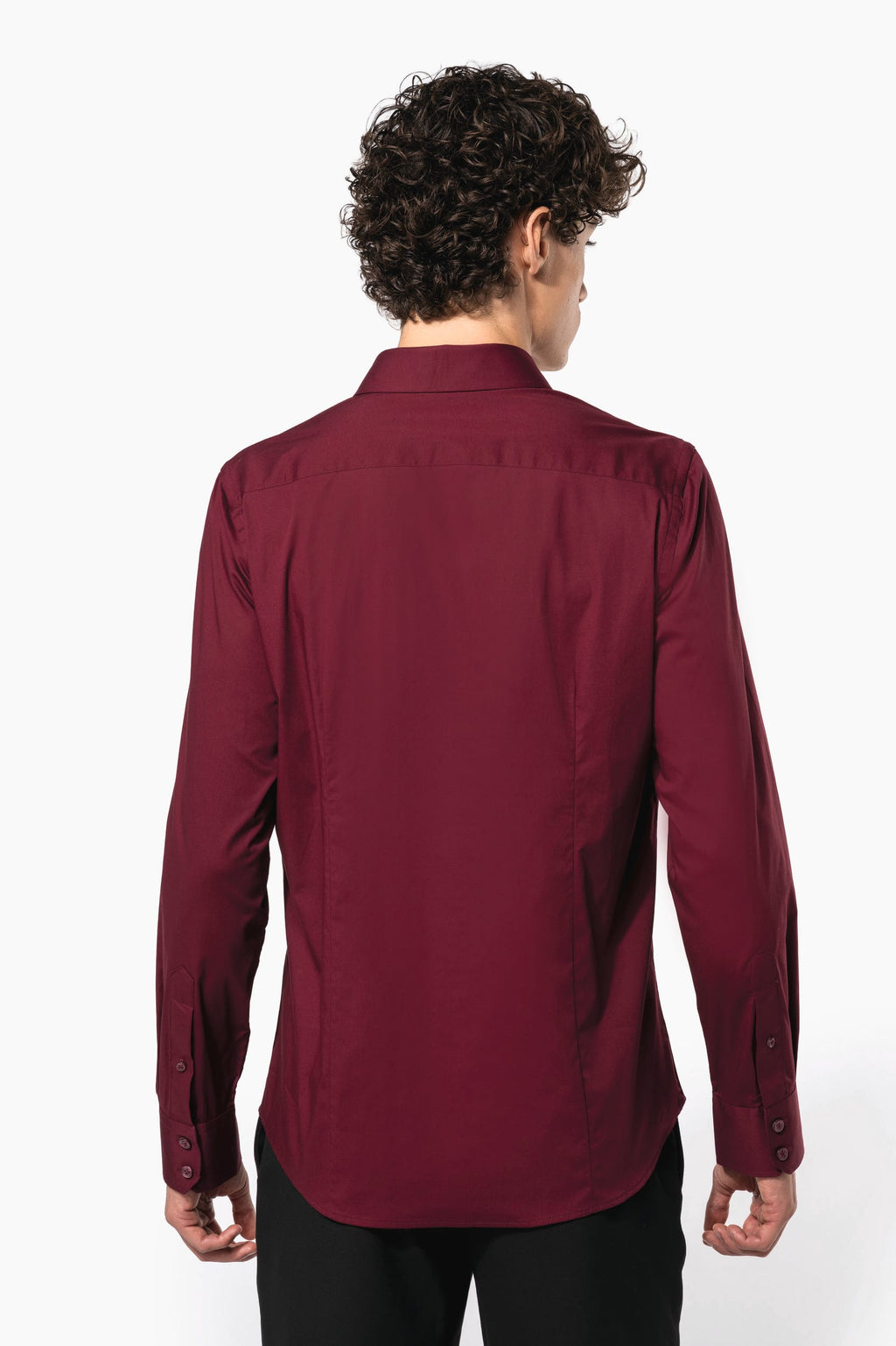 Camisa de homem de manga comprida com Stretch
