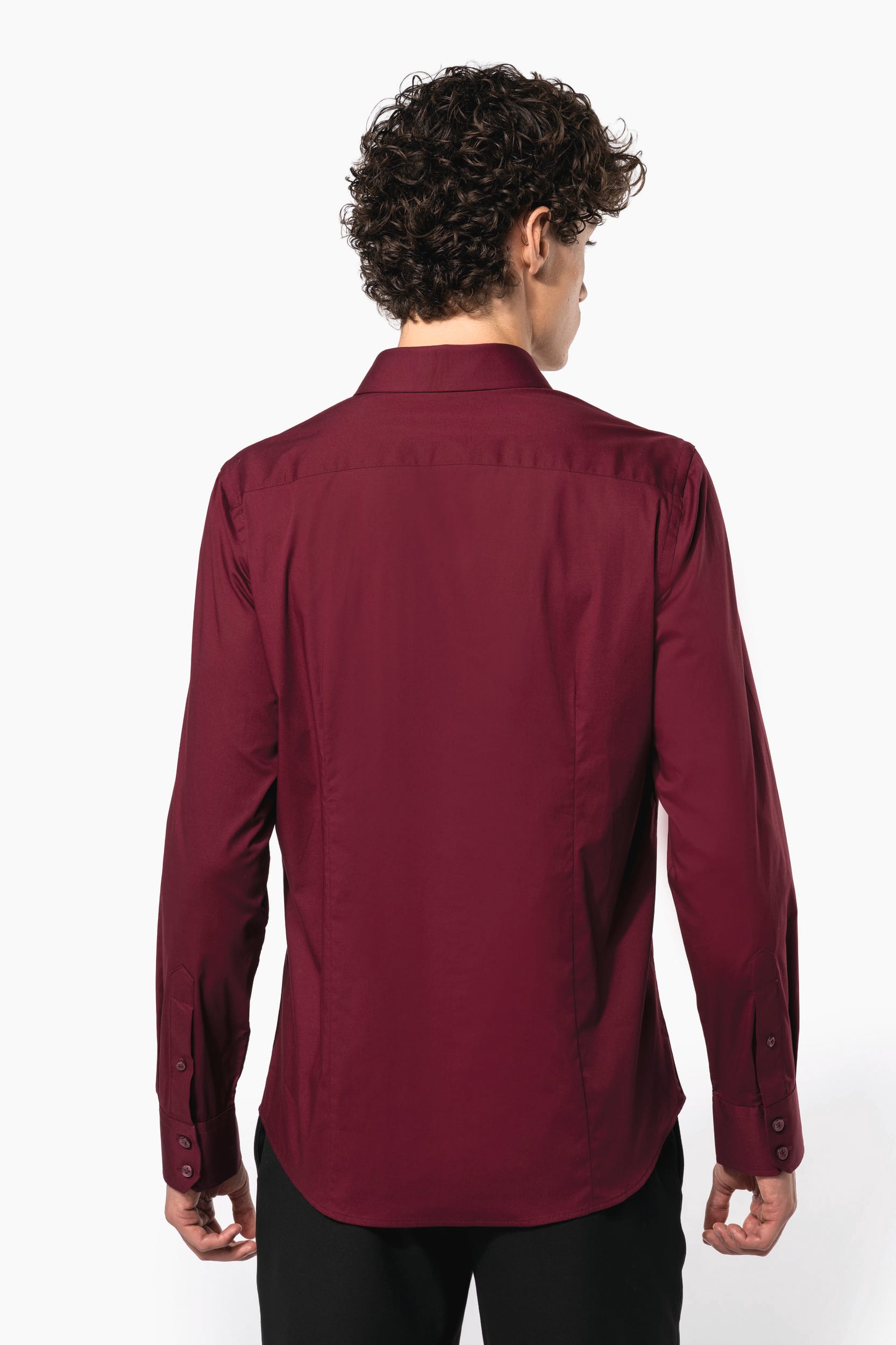 Camisa de homem de manga comprida com Stretch