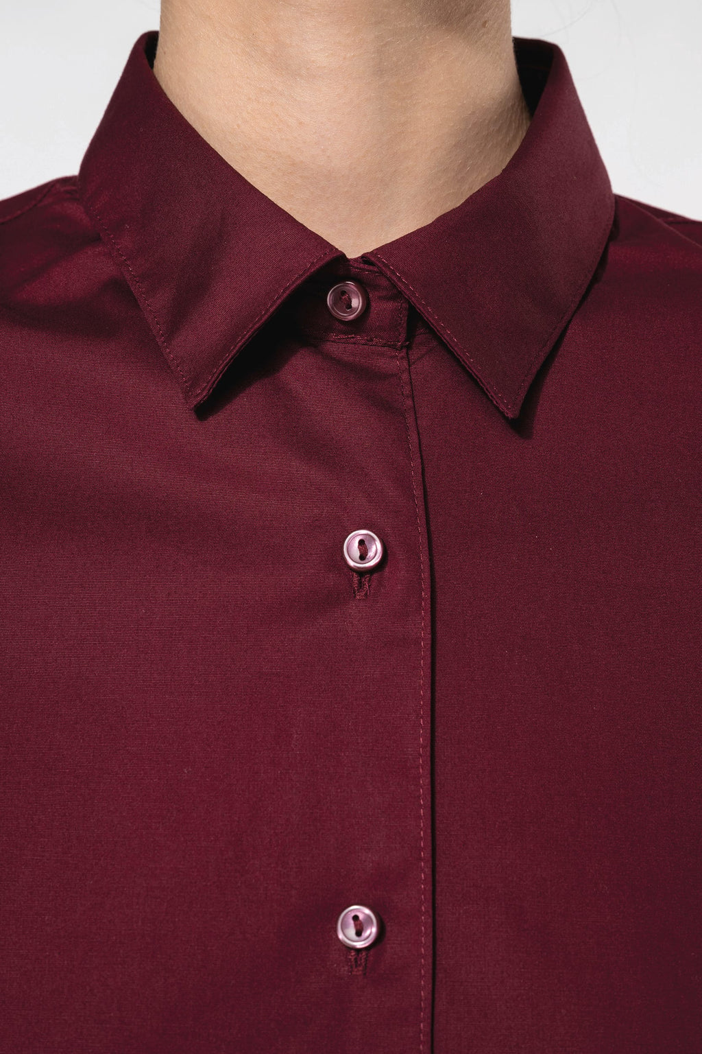 Camisa de senhora manga comprida com Stretch