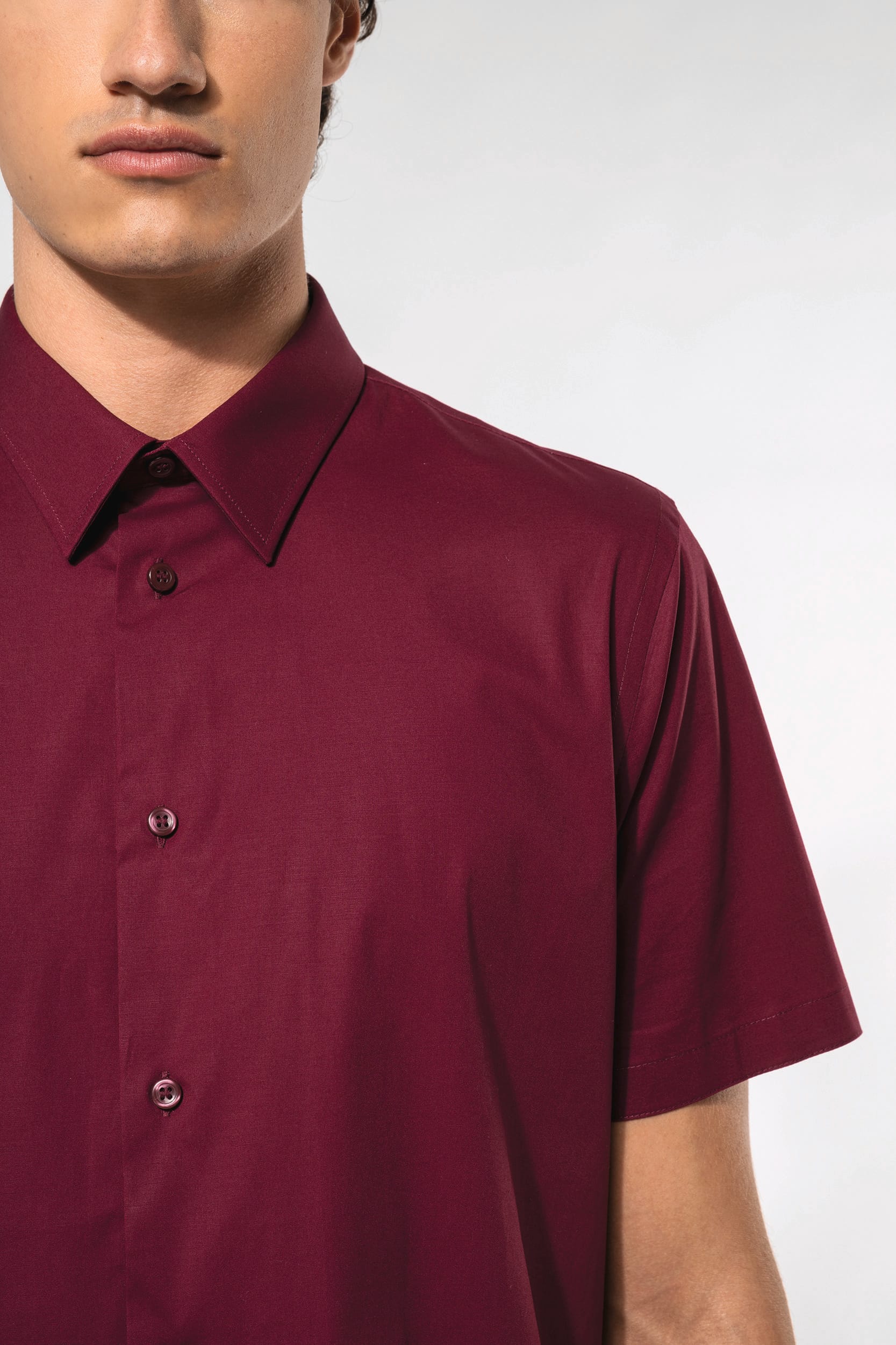 Camisa de manga curta com Stretch