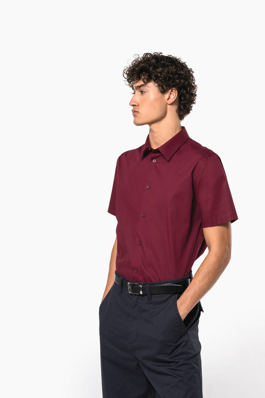 Camisa de manga curta com Stretch