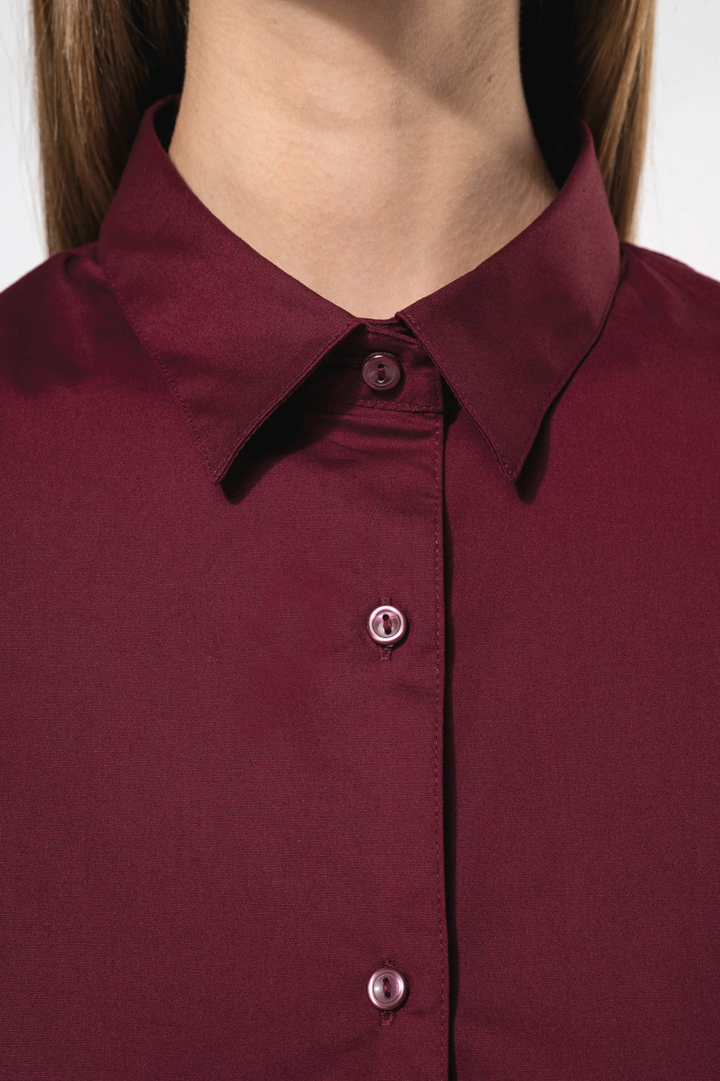Camisa de senhora manga curta com Stretch