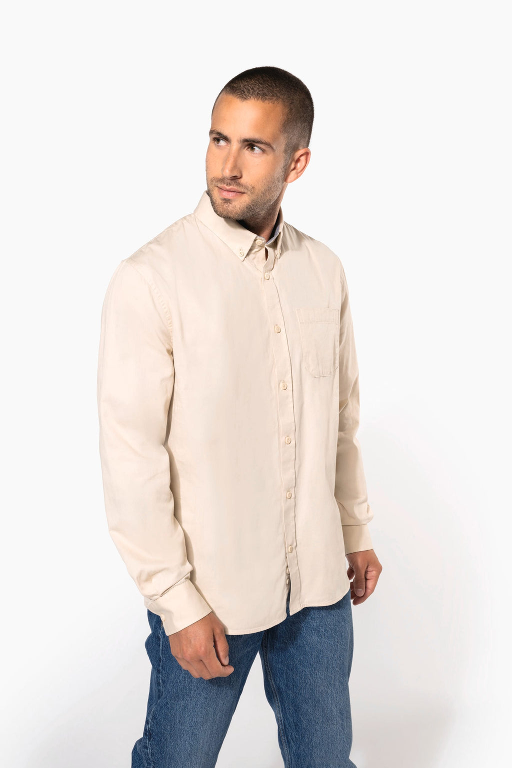 Camisa Nevada de homem de manga comprida - Angorá