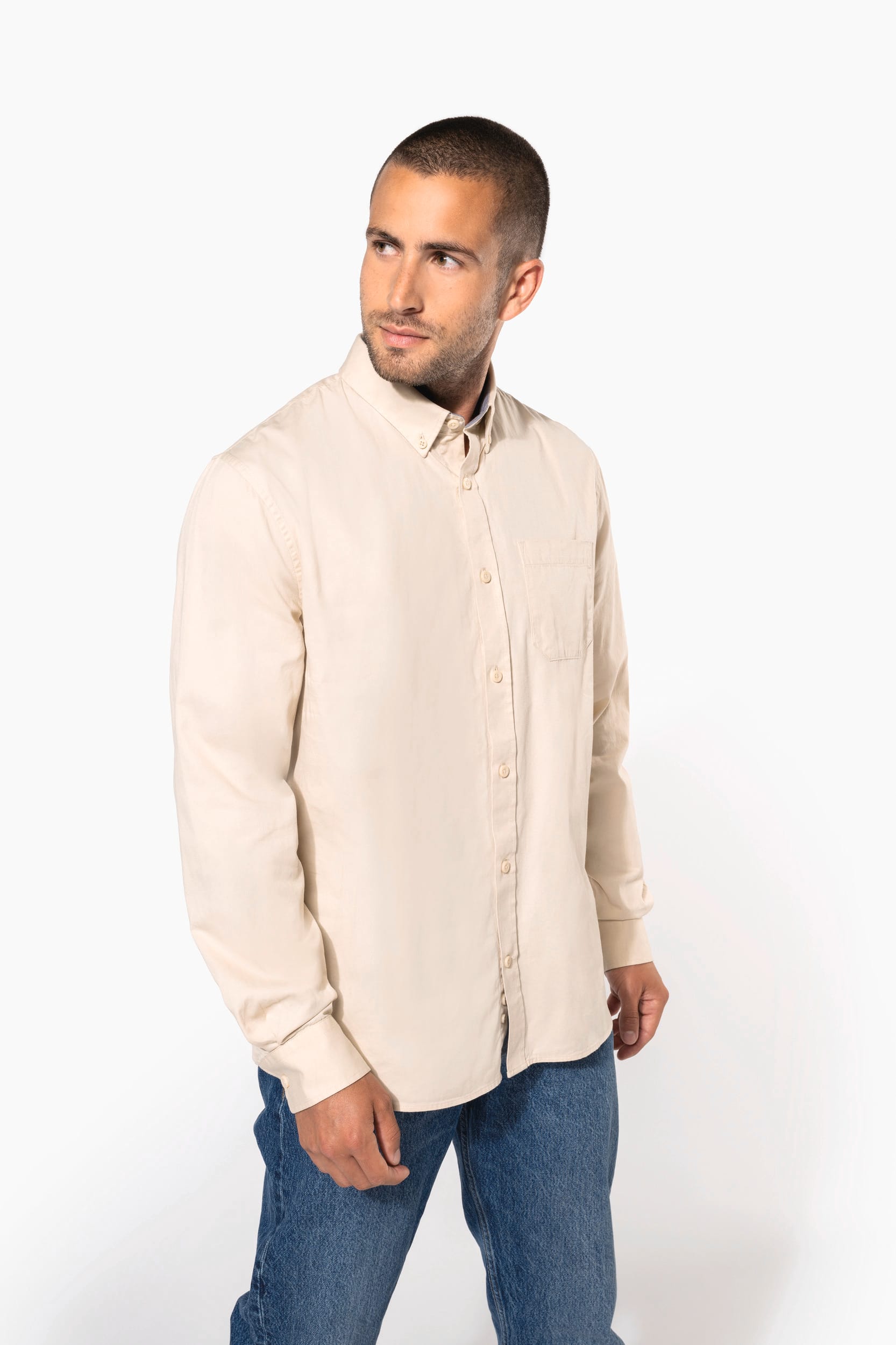 Camisa Nevada de homem de manga comprida - Angorá