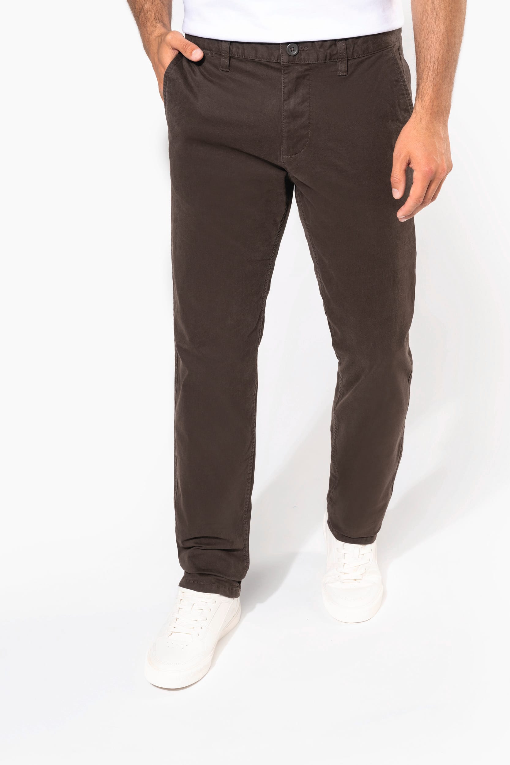 Calças chino de homem - Bege