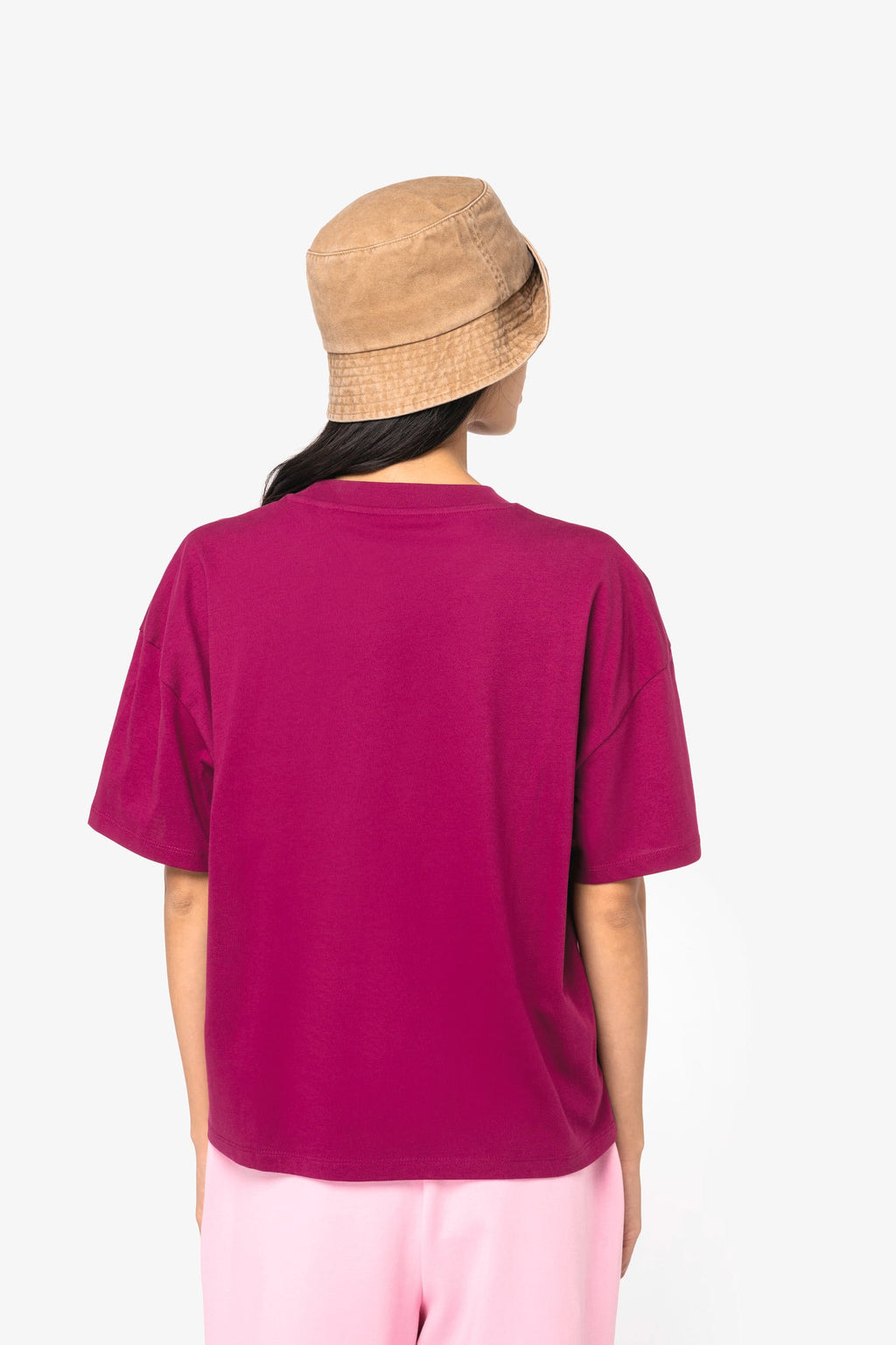 T-shirt sustentável oversize de senhora