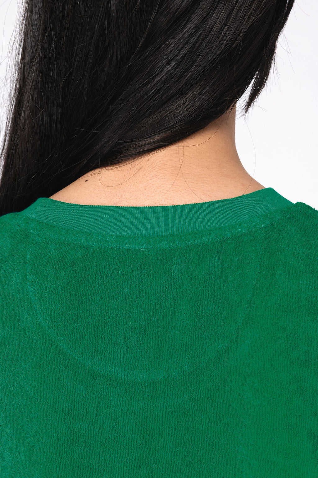 T-shirt sustentável em malha turca de senhora