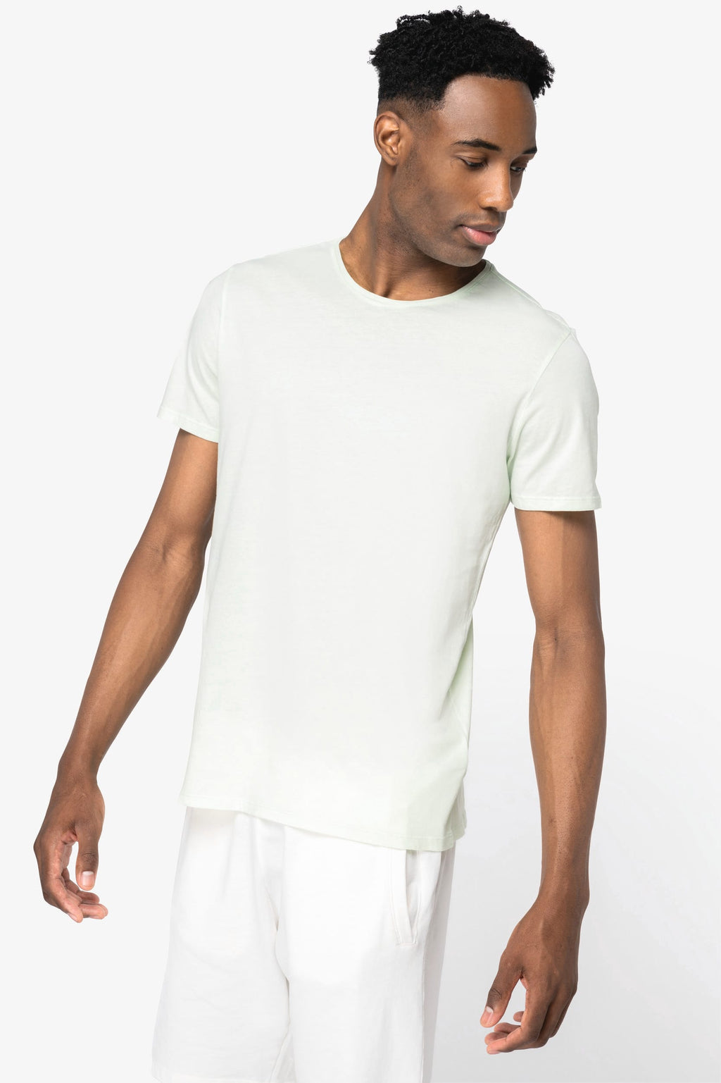 T-shirt sustentável com aspecto lavado unissexo