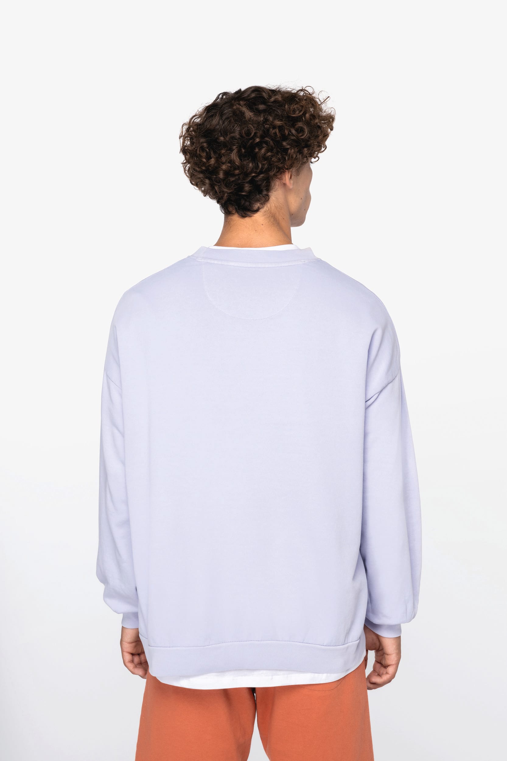 Sweatshirt sustentável oversize French Terry unissexo