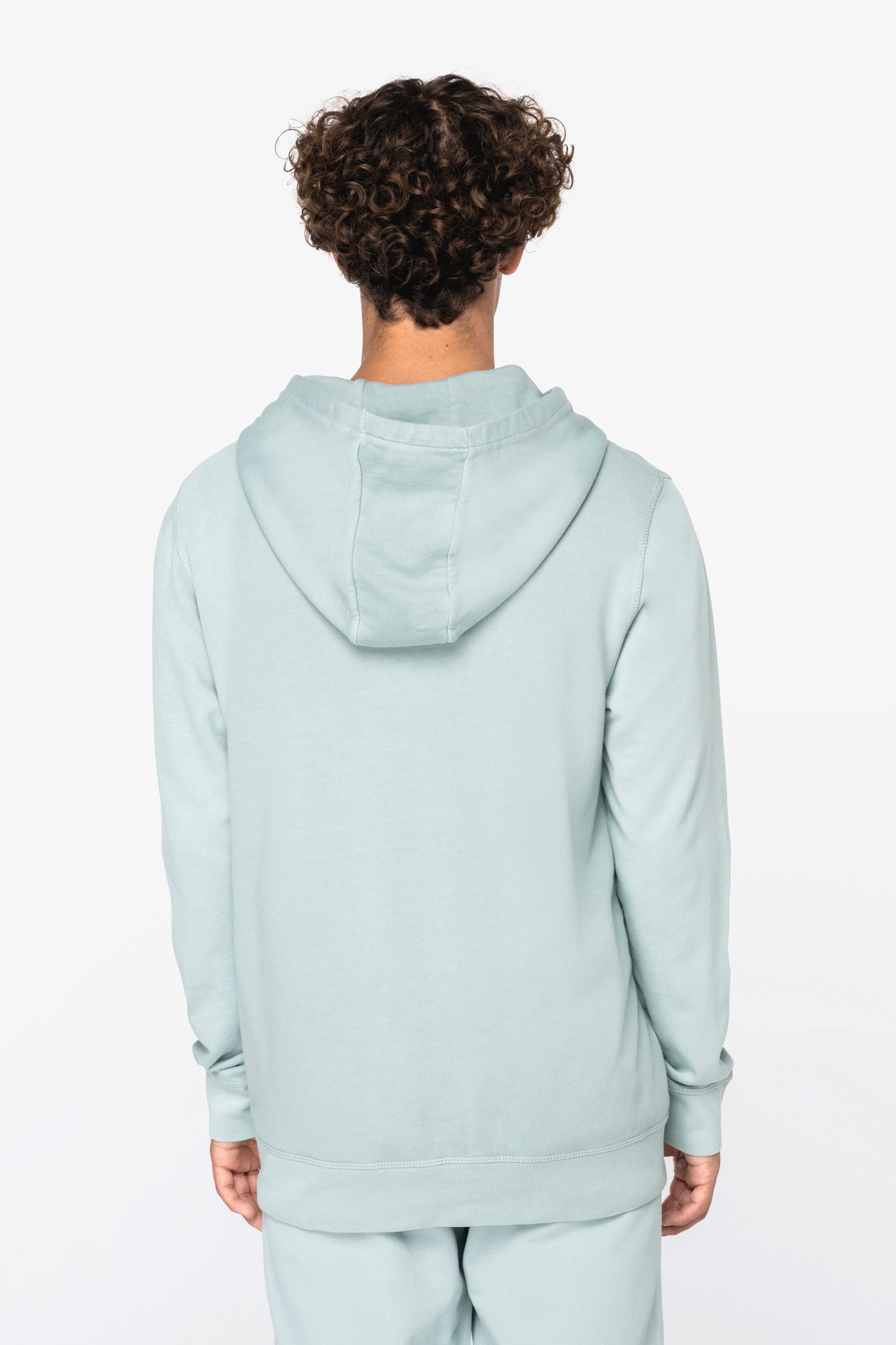 Sweatshirt sustentável com capuz French Terry unissexo
