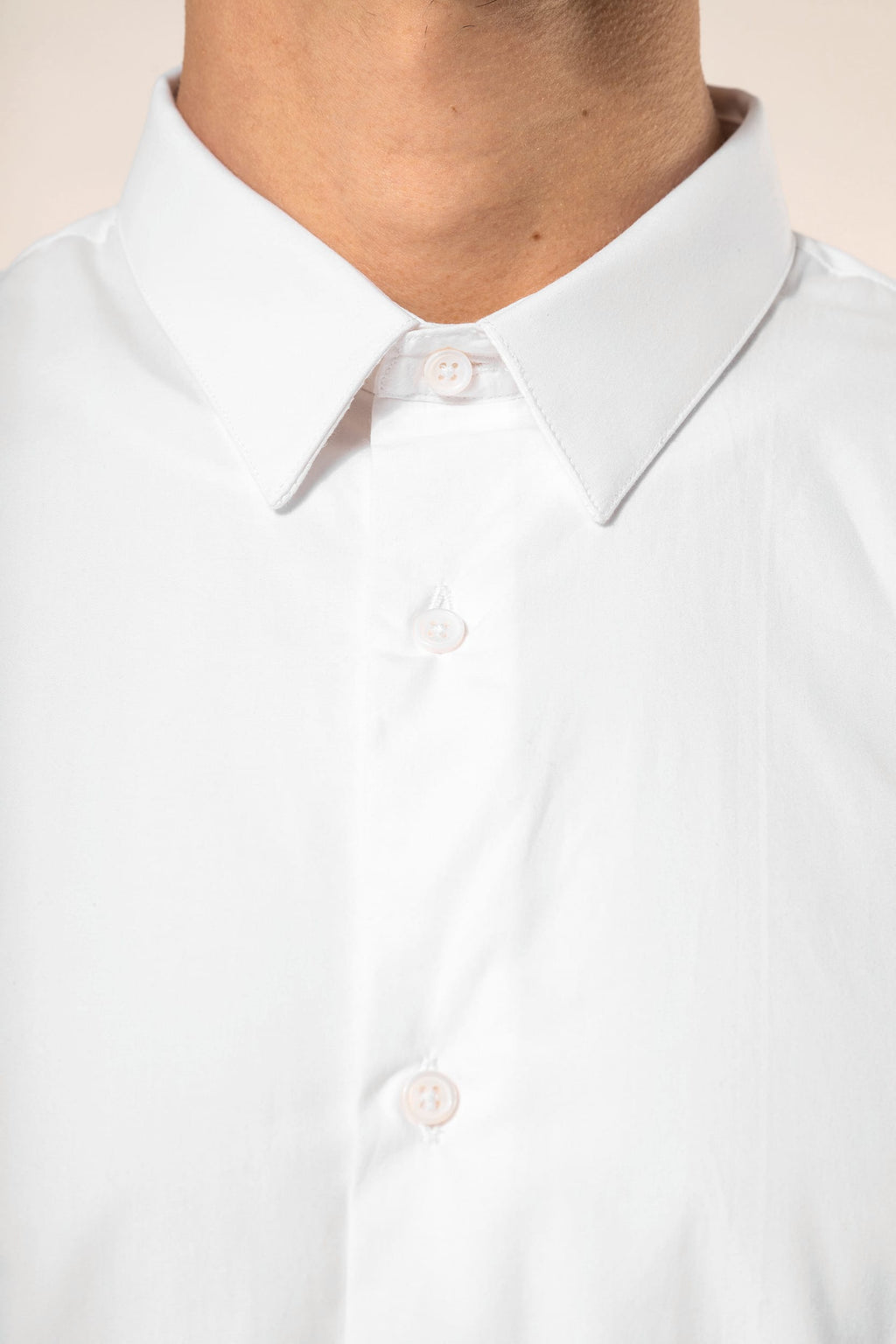 Camisa popeline manga comprida de homem