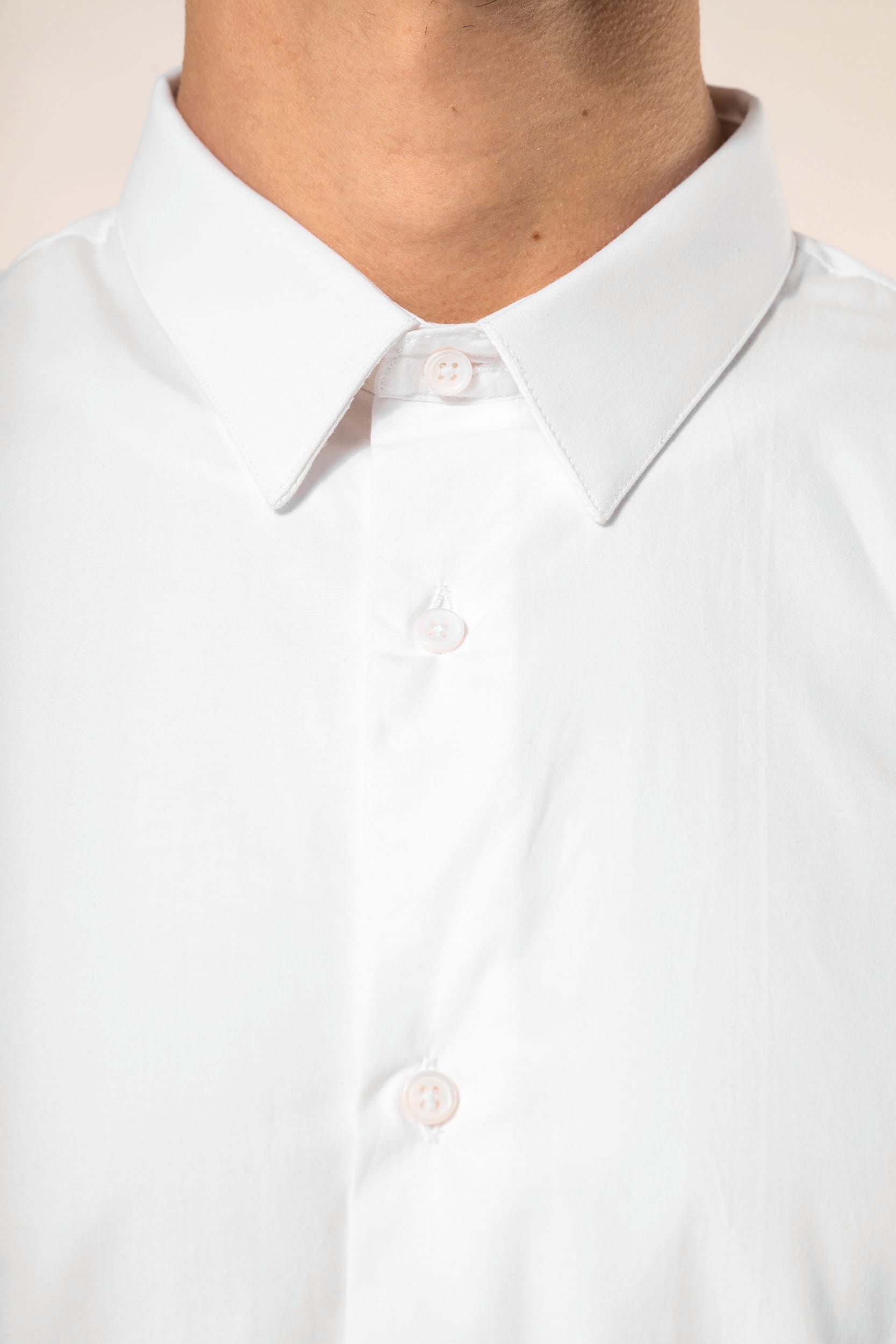 Camisa popeline manga comprida de homem