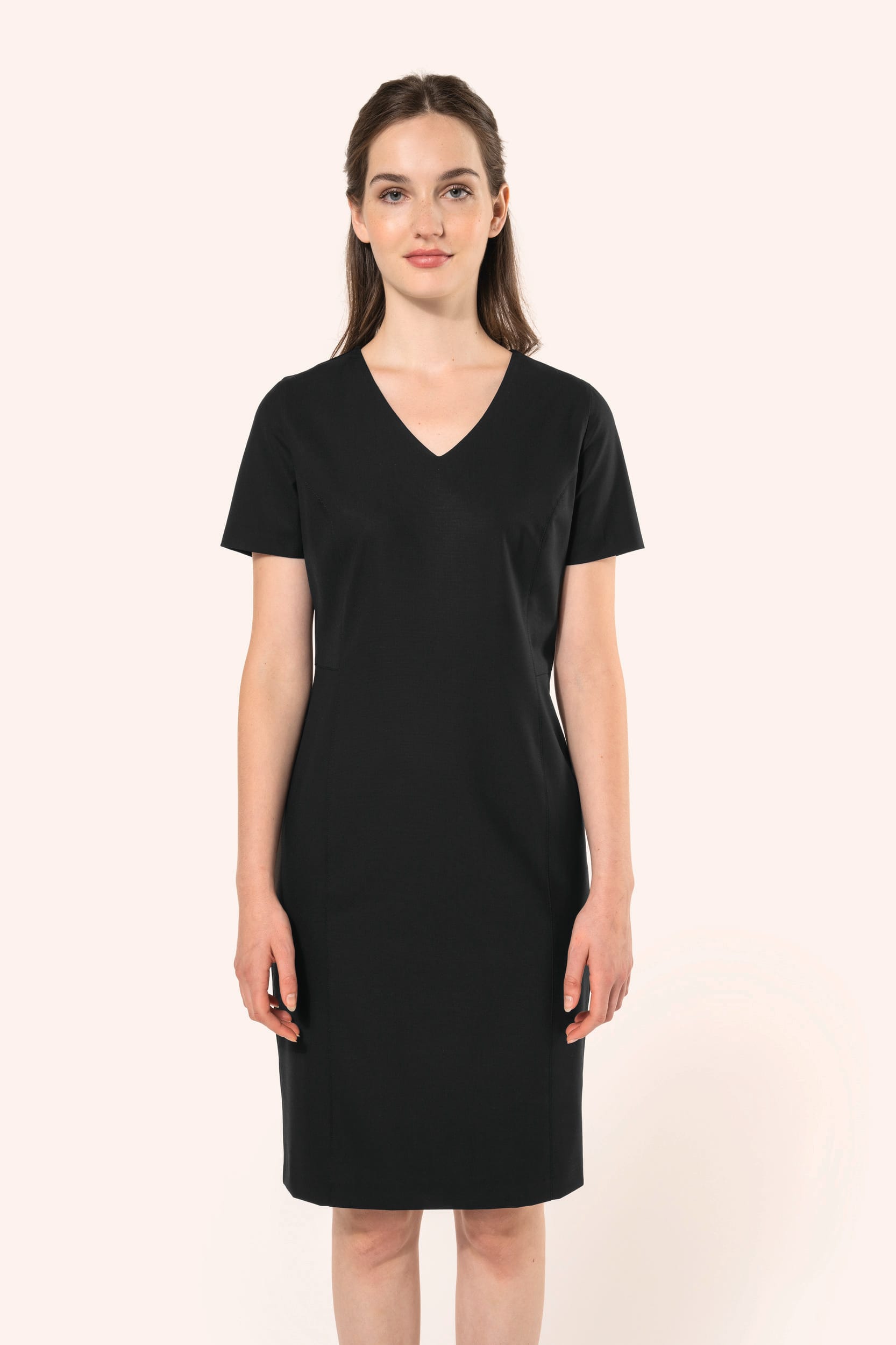 Vestido direito - Preto