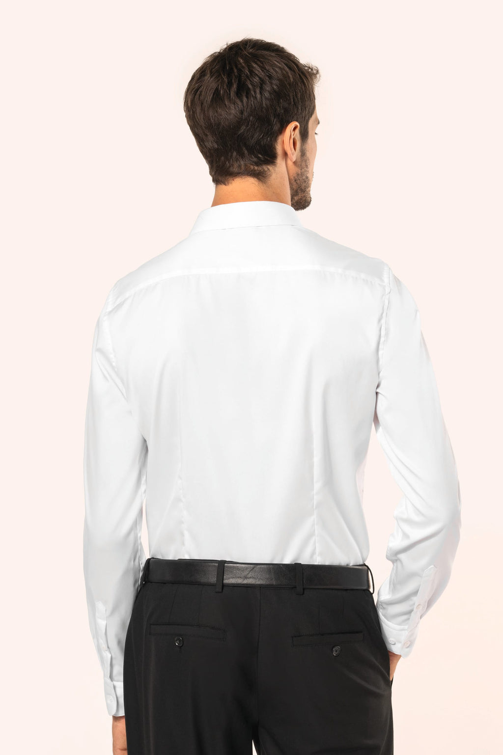 Camisa twill com manga comprida de homem