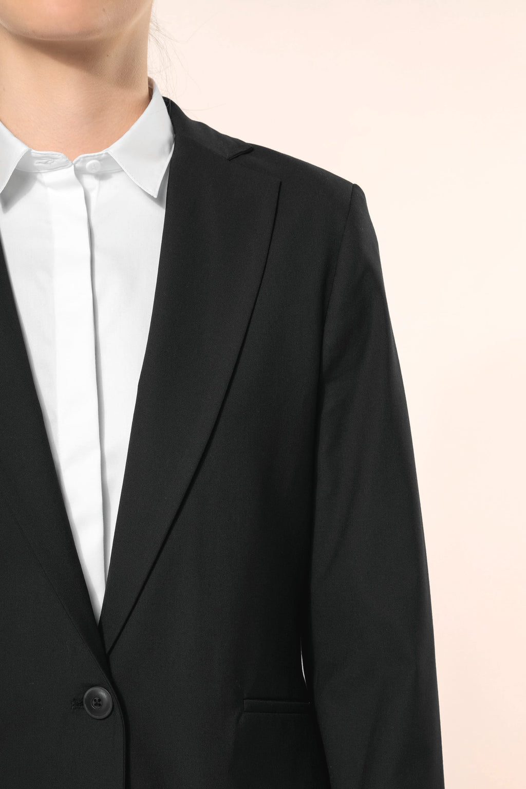 Blazer de Senhora em Lã Stretch