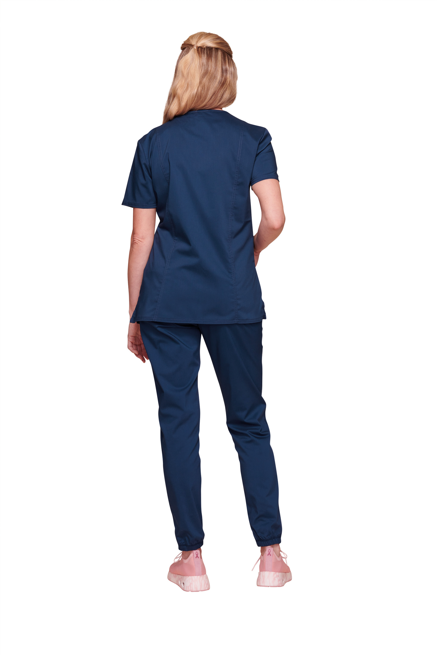Túnica de Senhora em Viscose Stretch Corte Clássico - Azul marinho