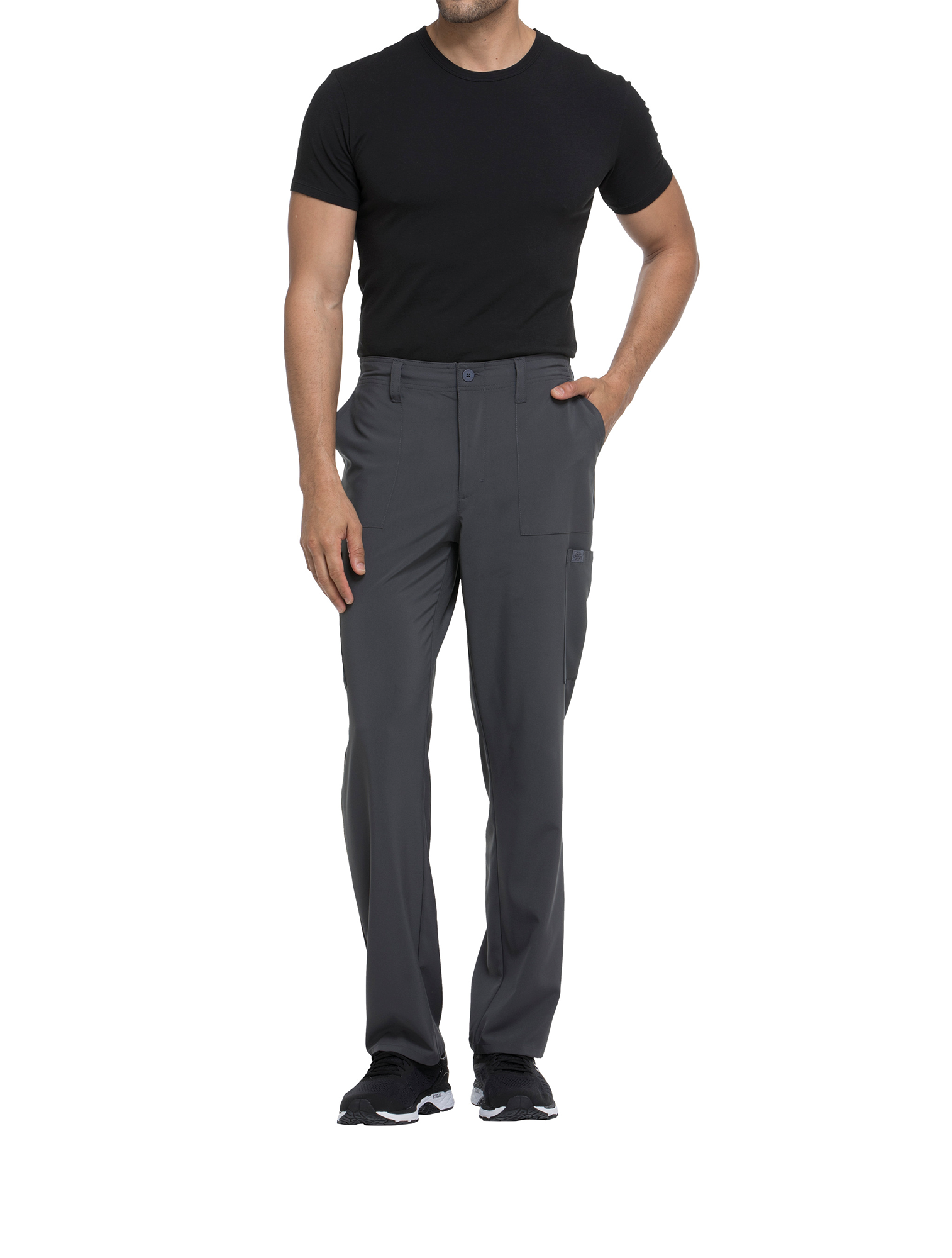 Calças com cintura ajustável com cordão de homem - Estanho