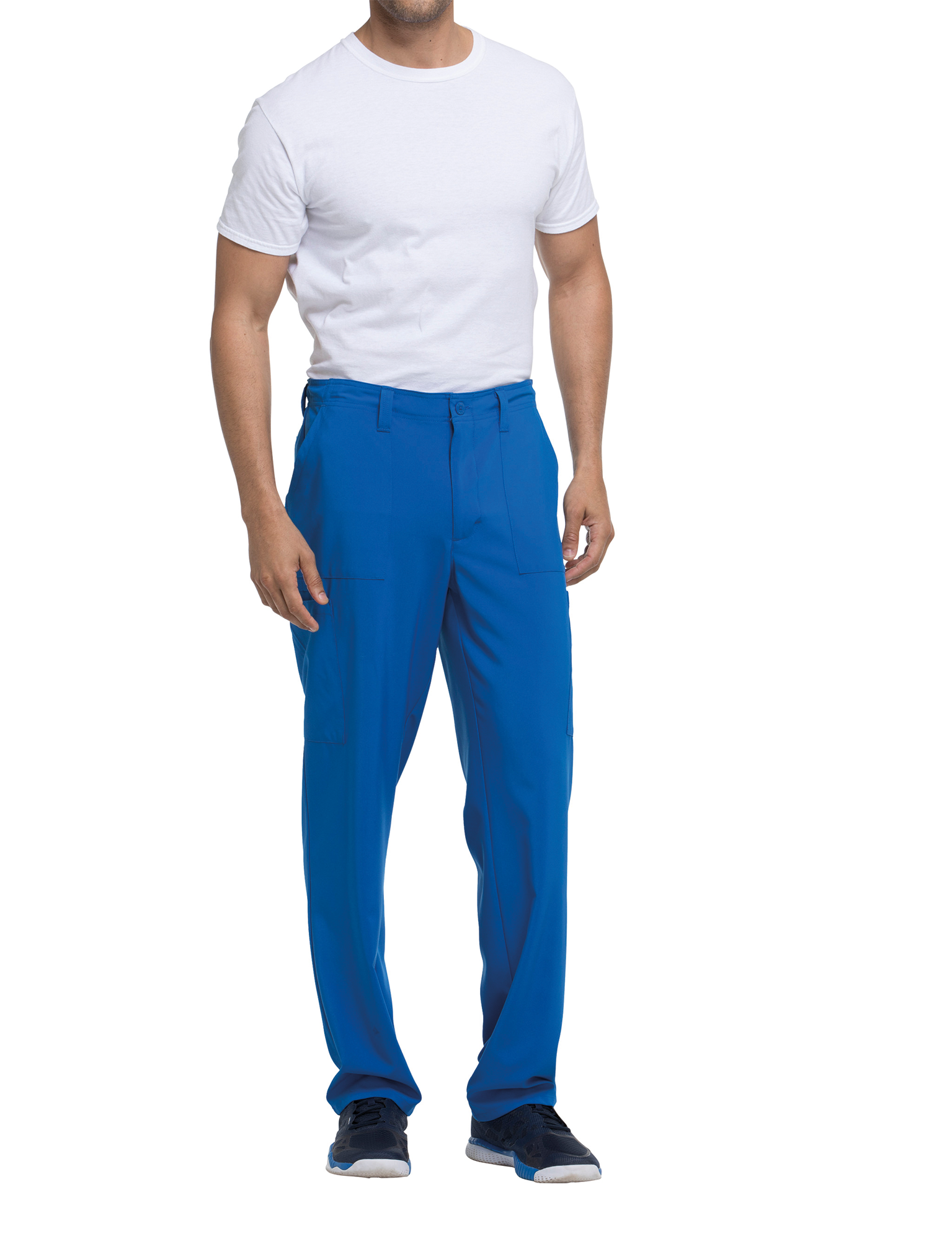Calças com cintura ajustável com cordão de homem - Azul azul royal