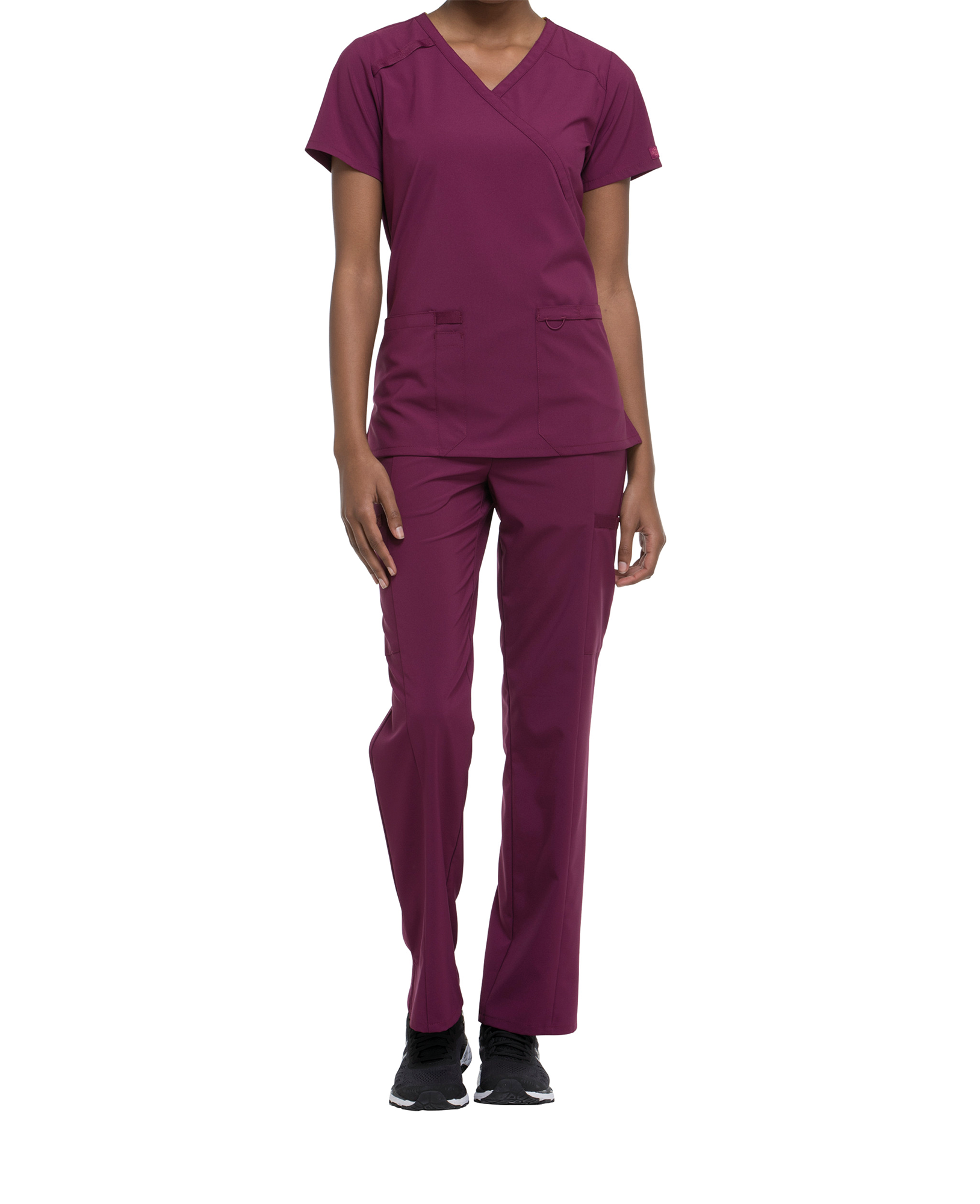 Túnica de Senhora em Poliéster Stretch Corte Contemporâneo - Vinho