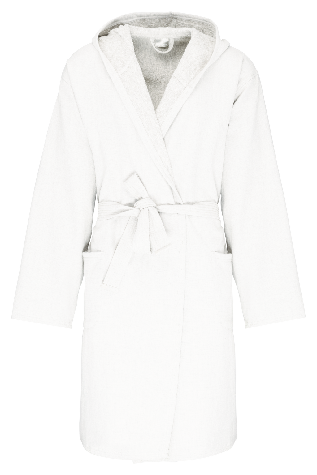 Robe de banho com capuz Bio - Branco
