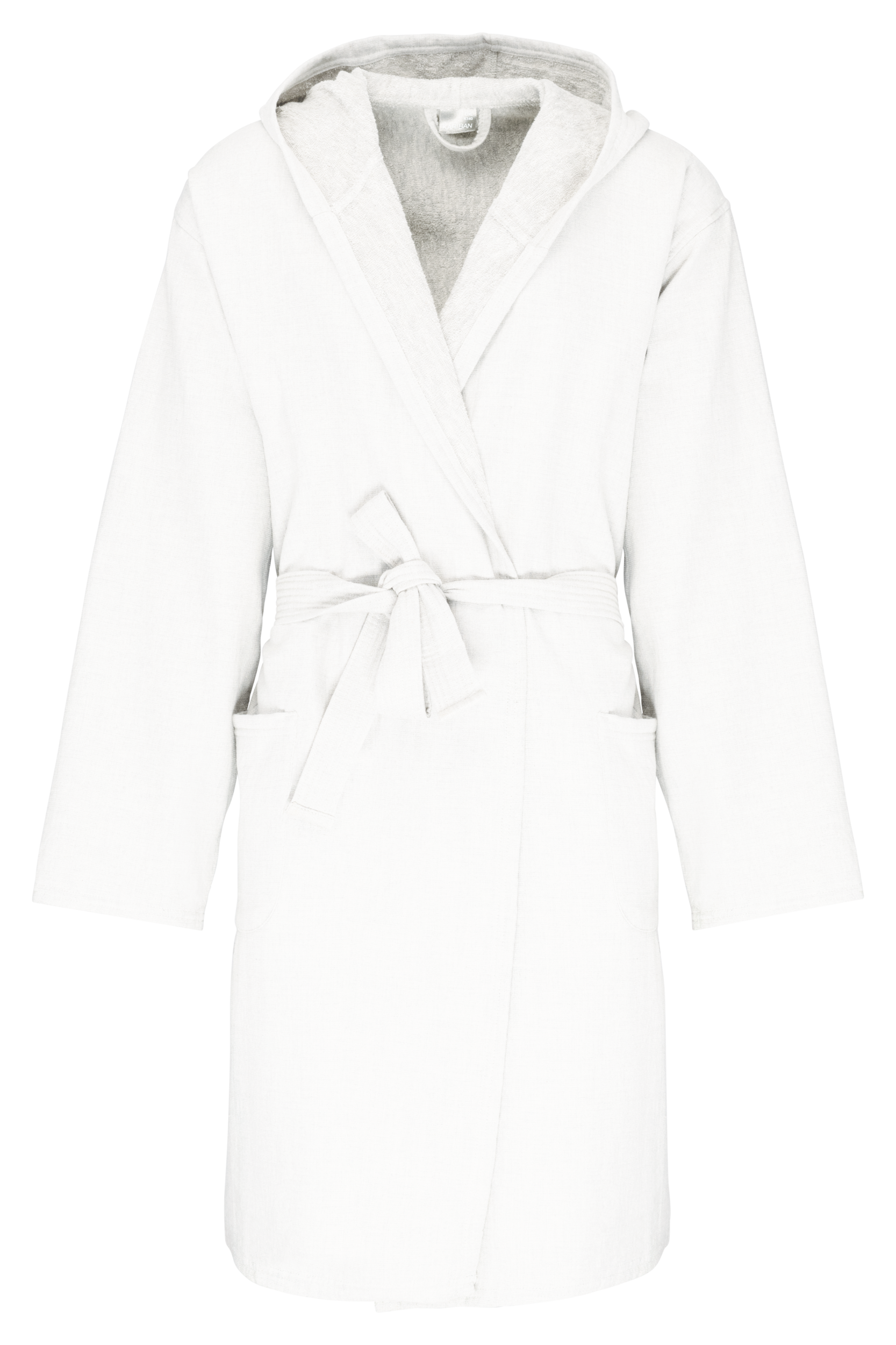 Robe de banho com capuz Bio - Branco