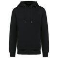 Sweatshirt com capuz sustentável unissexo - Preto