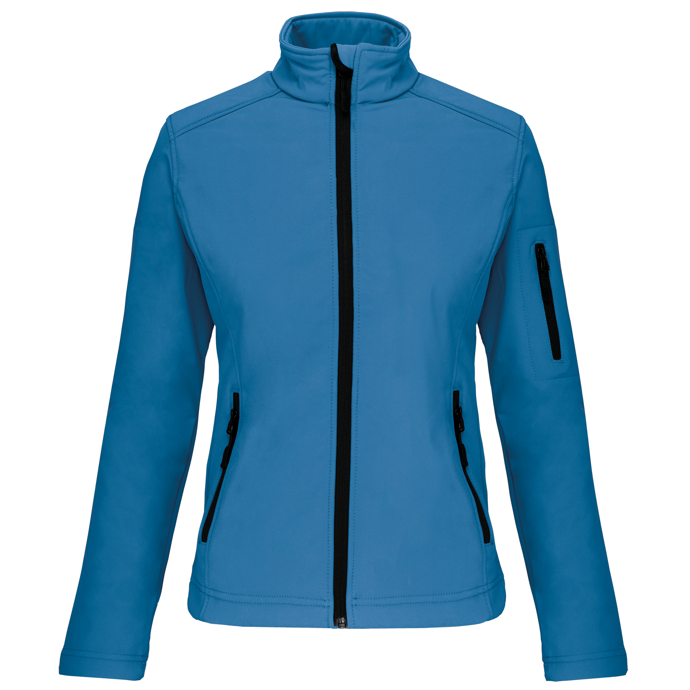 Casaco softshell de senhora - Azul água