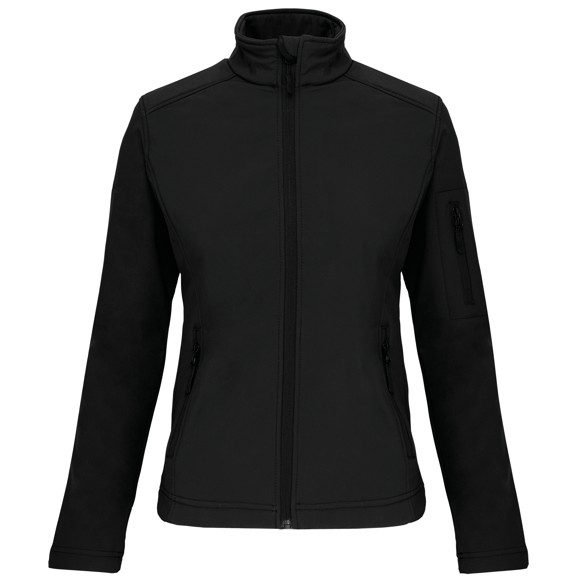 Casaco softshell de senhora - Preto