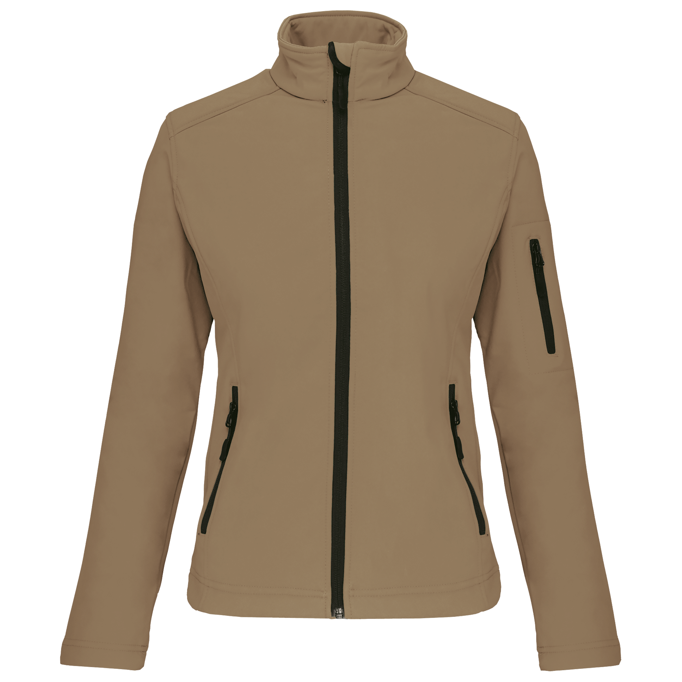 Casaco softshell de senhora - Camel