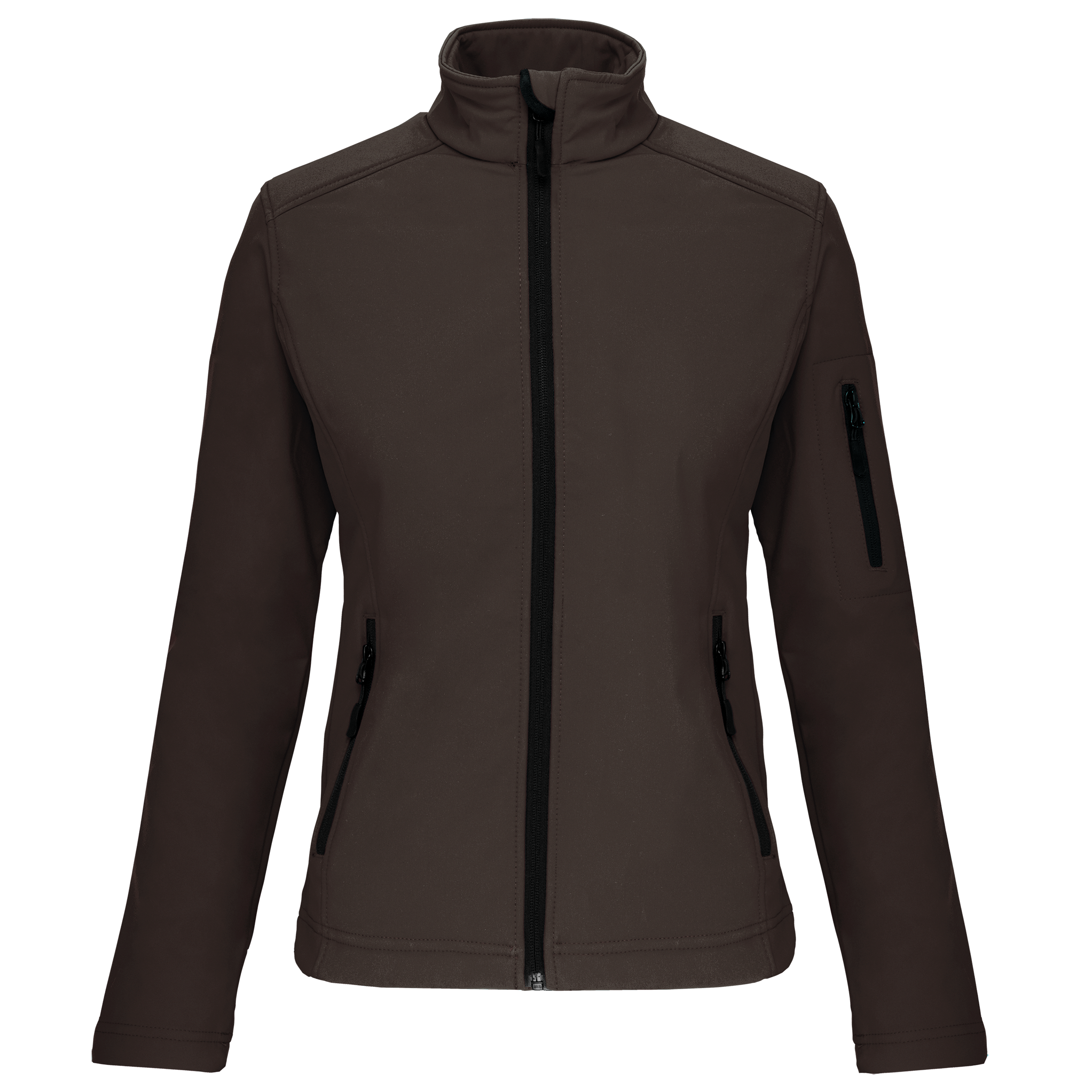 Casaco softshell de senhora - Chocolate