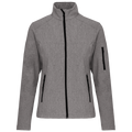 Casaco softshell de senhora - Cinzento mesclado