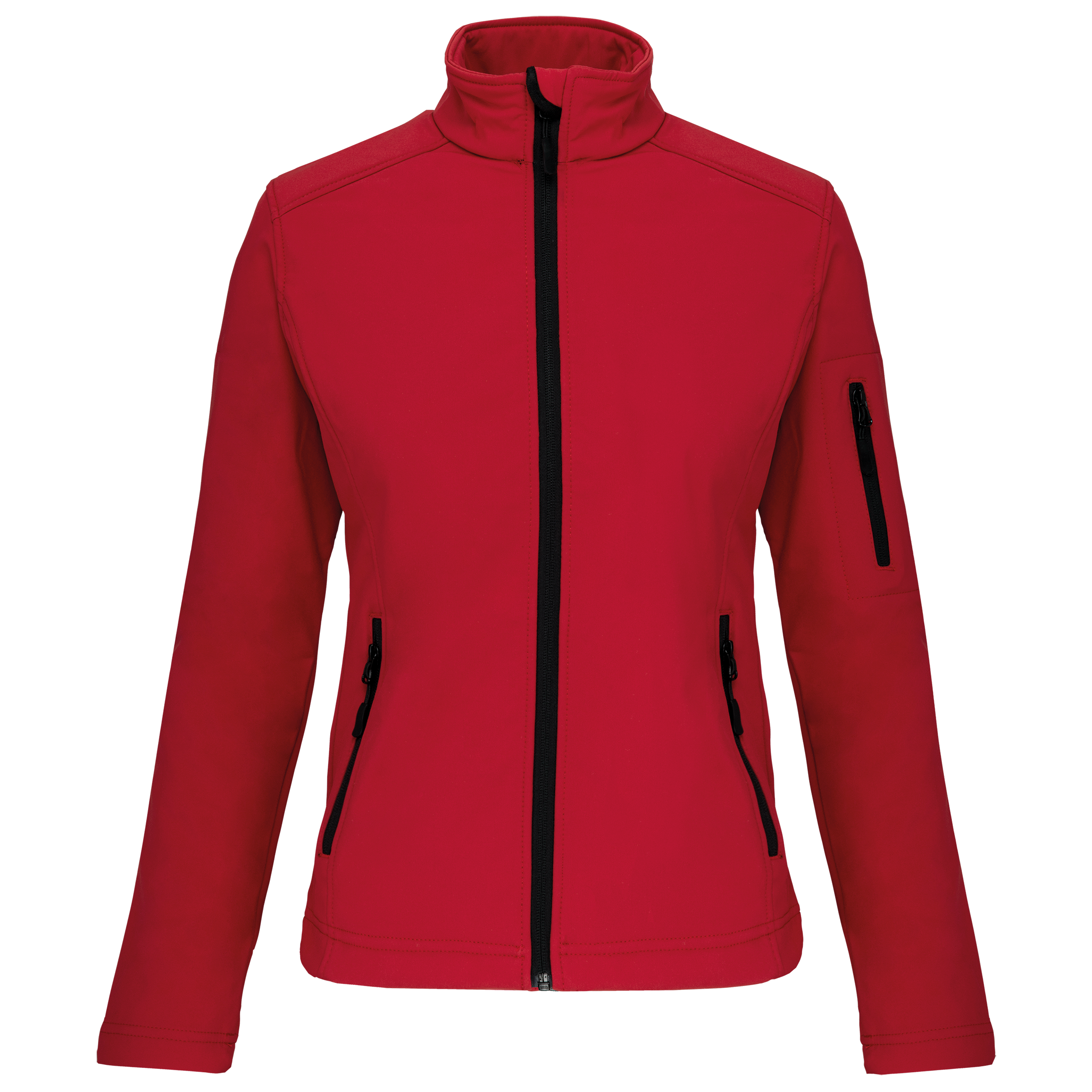 Casaco softshell de senhora - Vermelho