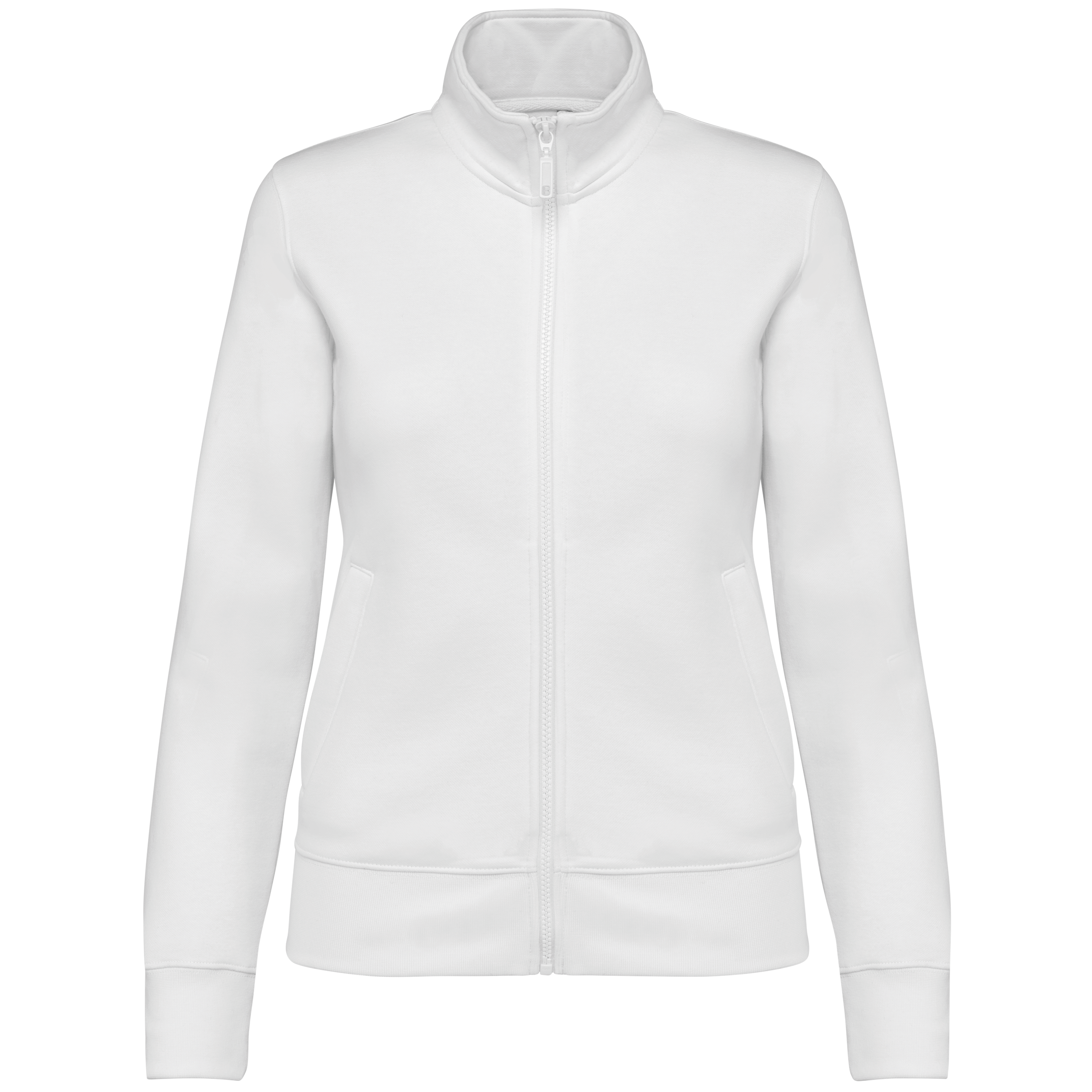 Casaco sweatshirt de senhora - Branco