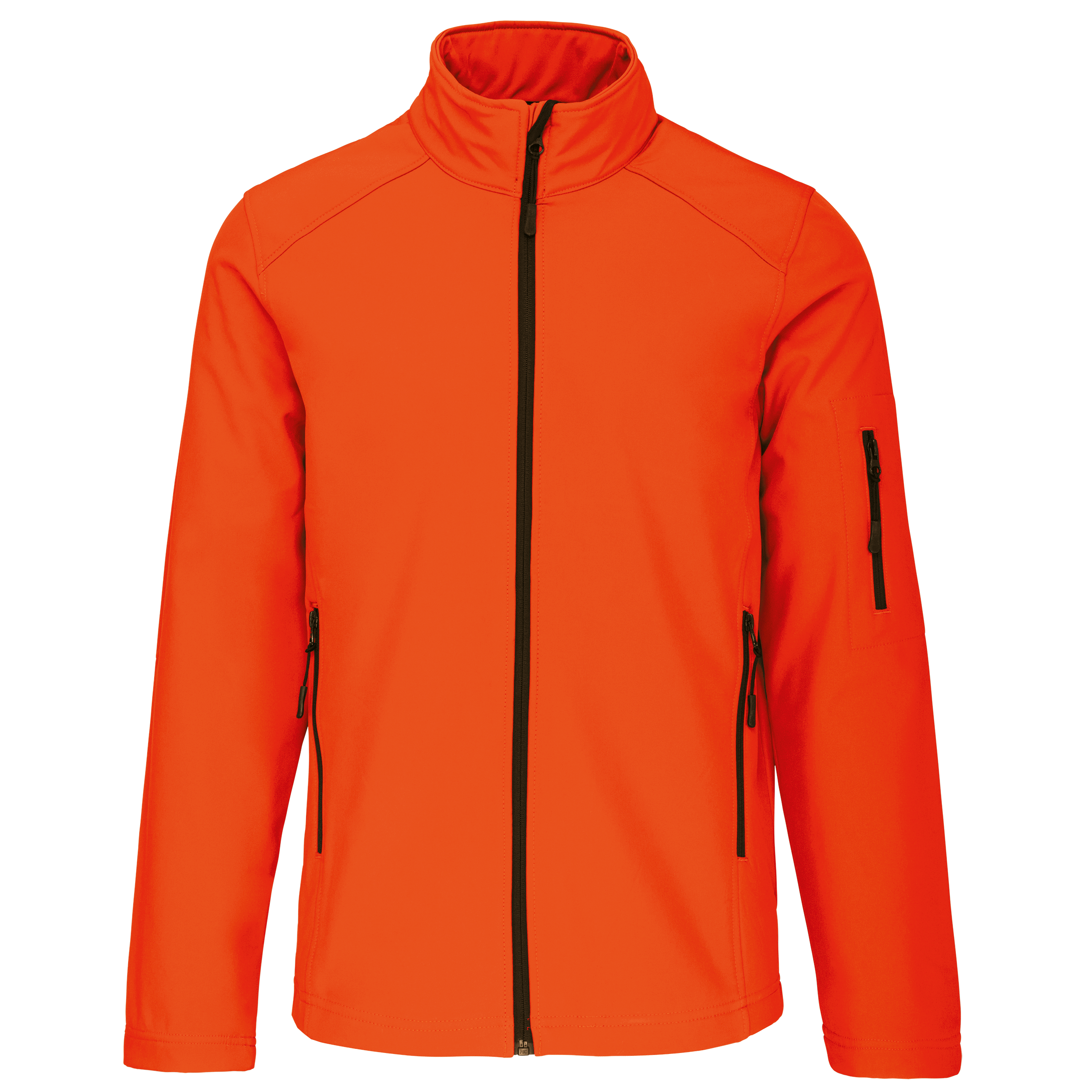 Casaco softshell de homem - Laranja fluorescente