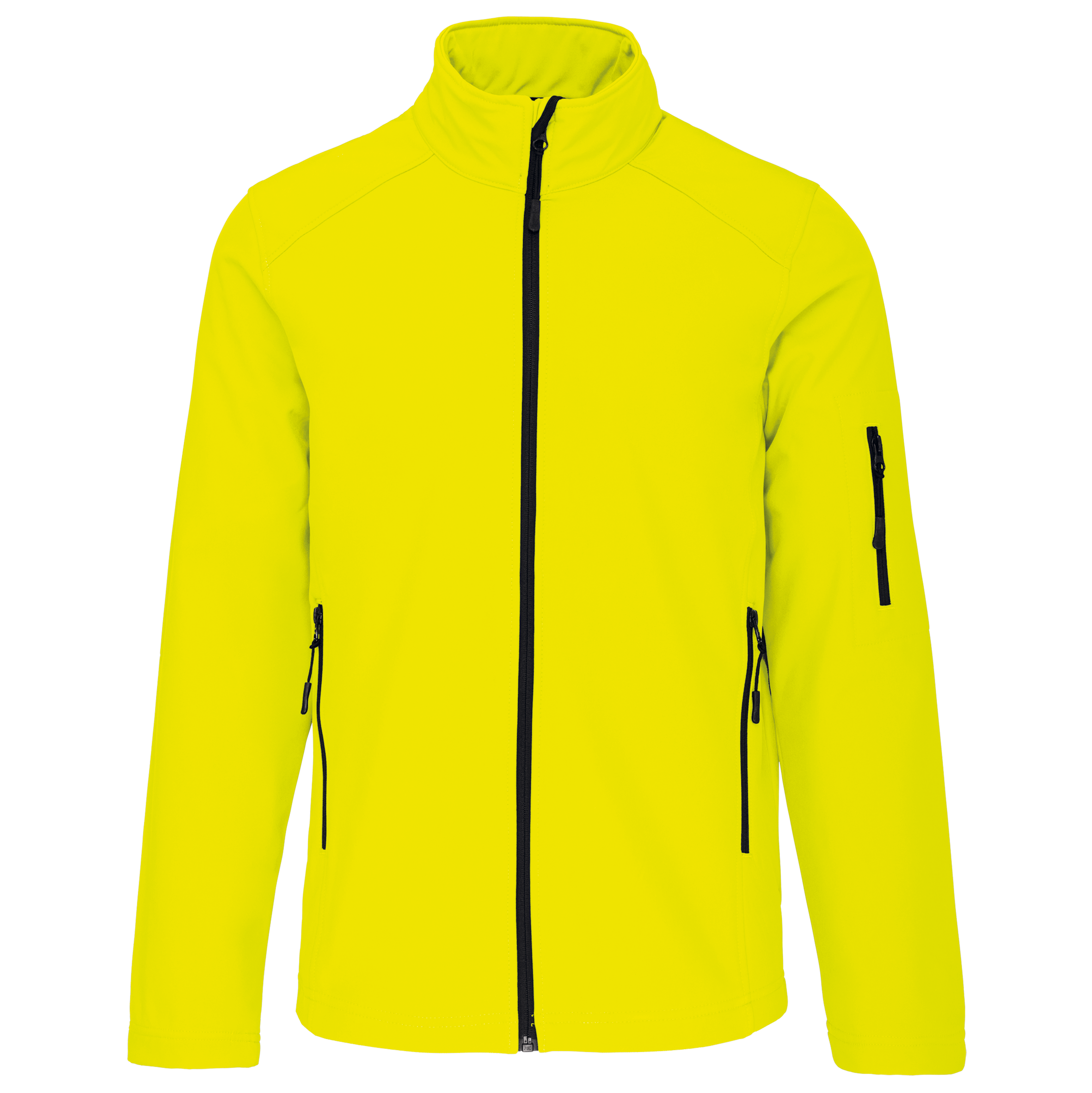 Casaco softshell de homem - Amarelo fluorescente