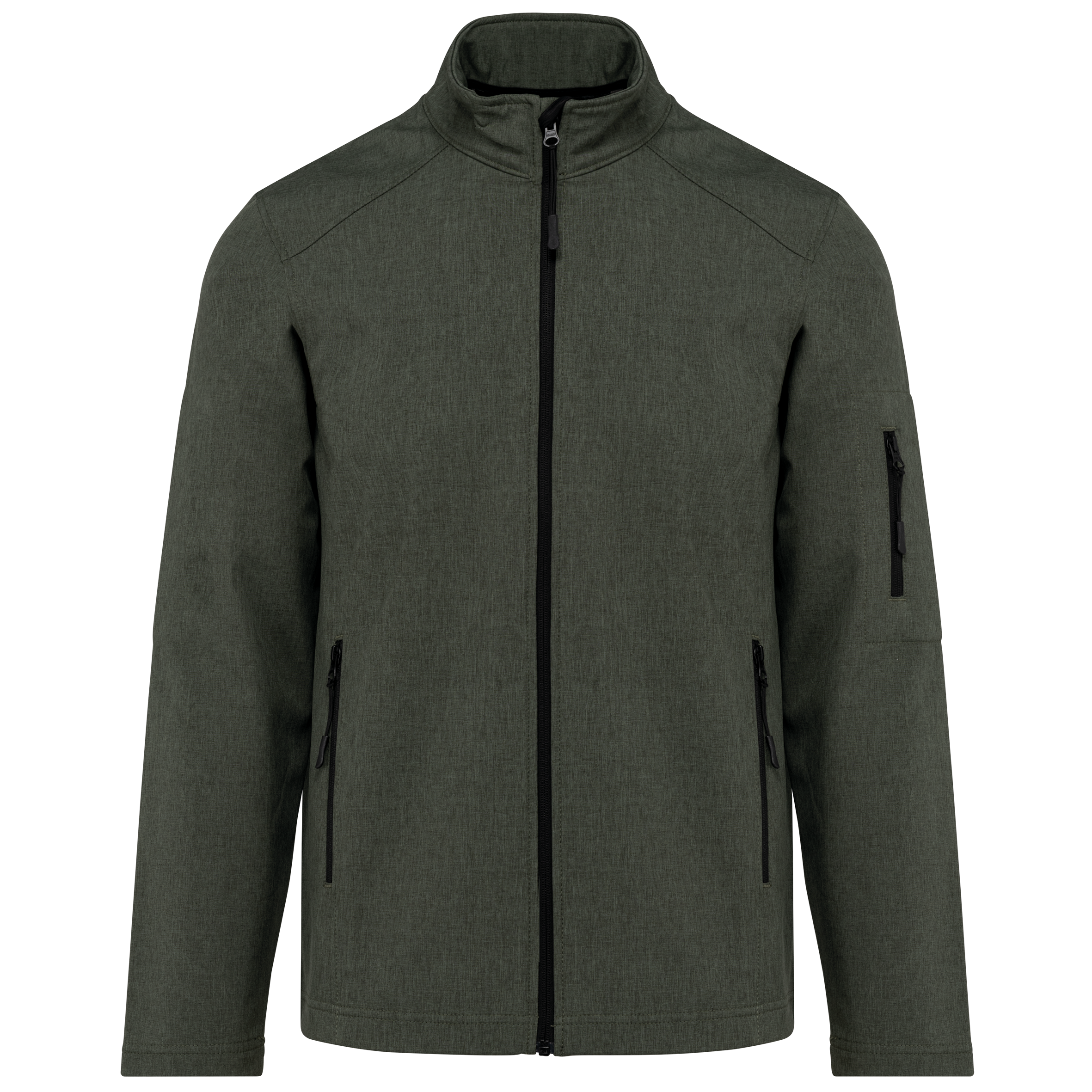 Casaco softshell de homem - Verde mesclado