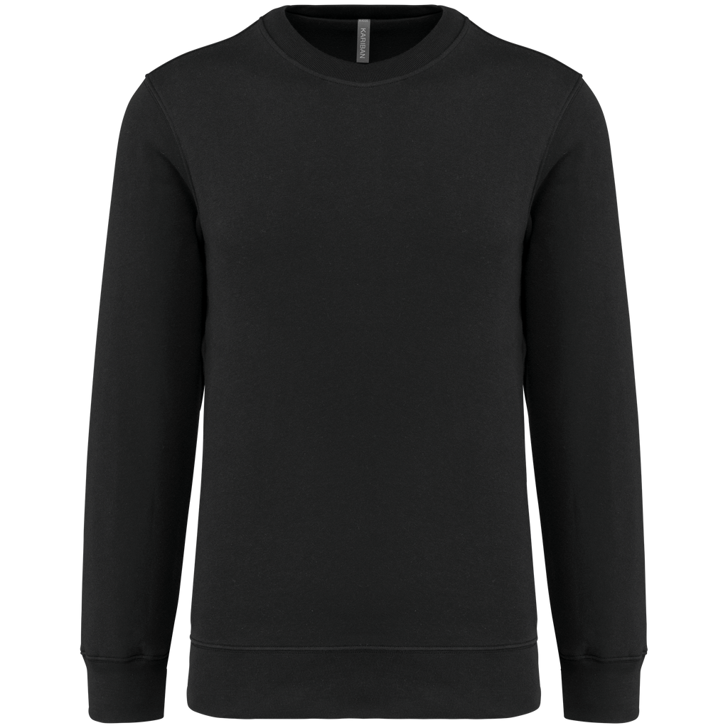 Sweatshirt decote redondo 80/20 unissexo - Preto