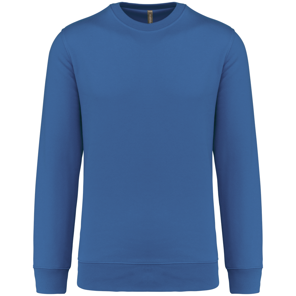 Sweatshirt decote redondo 80/20 unissexo - Azul azul royal claro