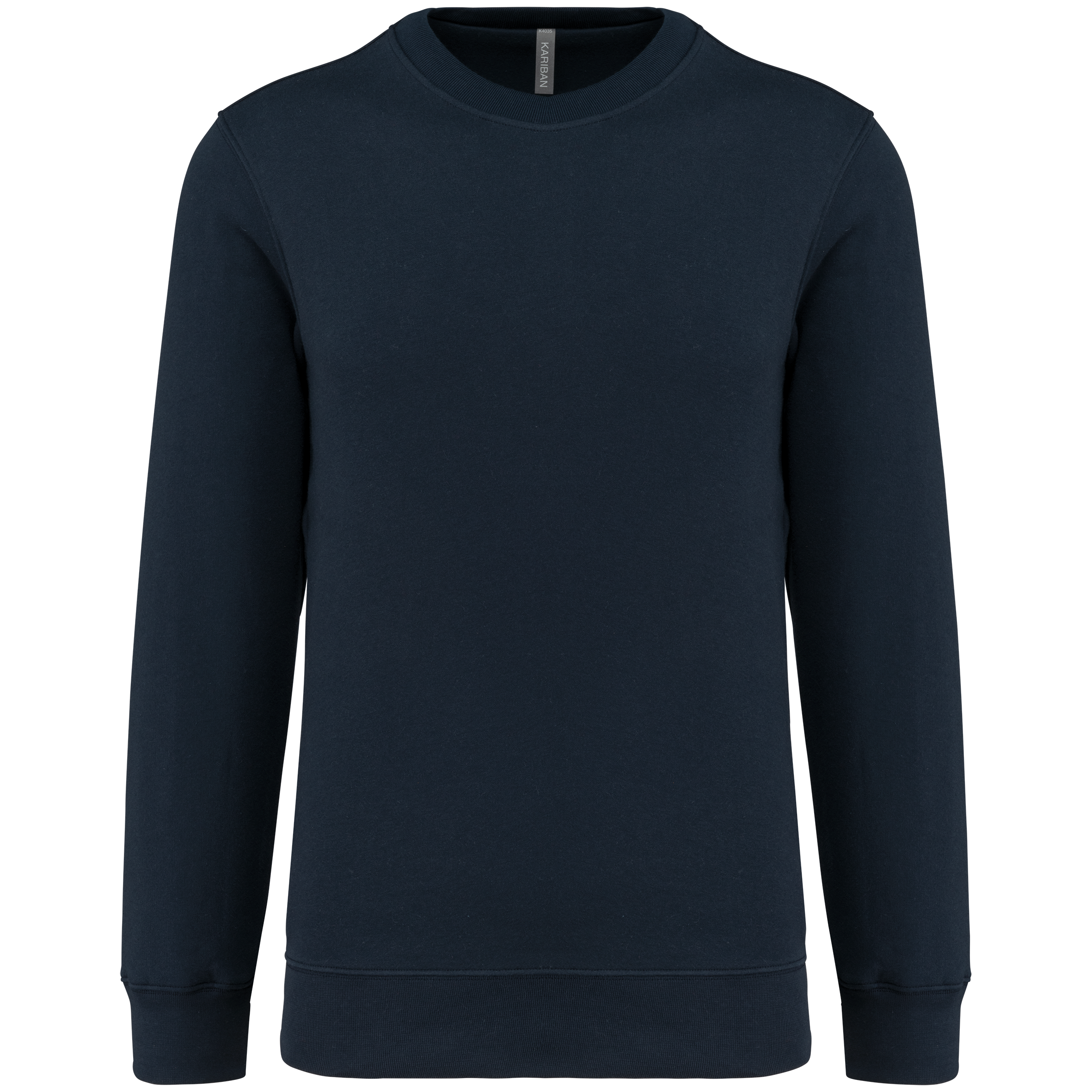 Sweatshirt decote redondo 80/20 unissexo - Azul marinho